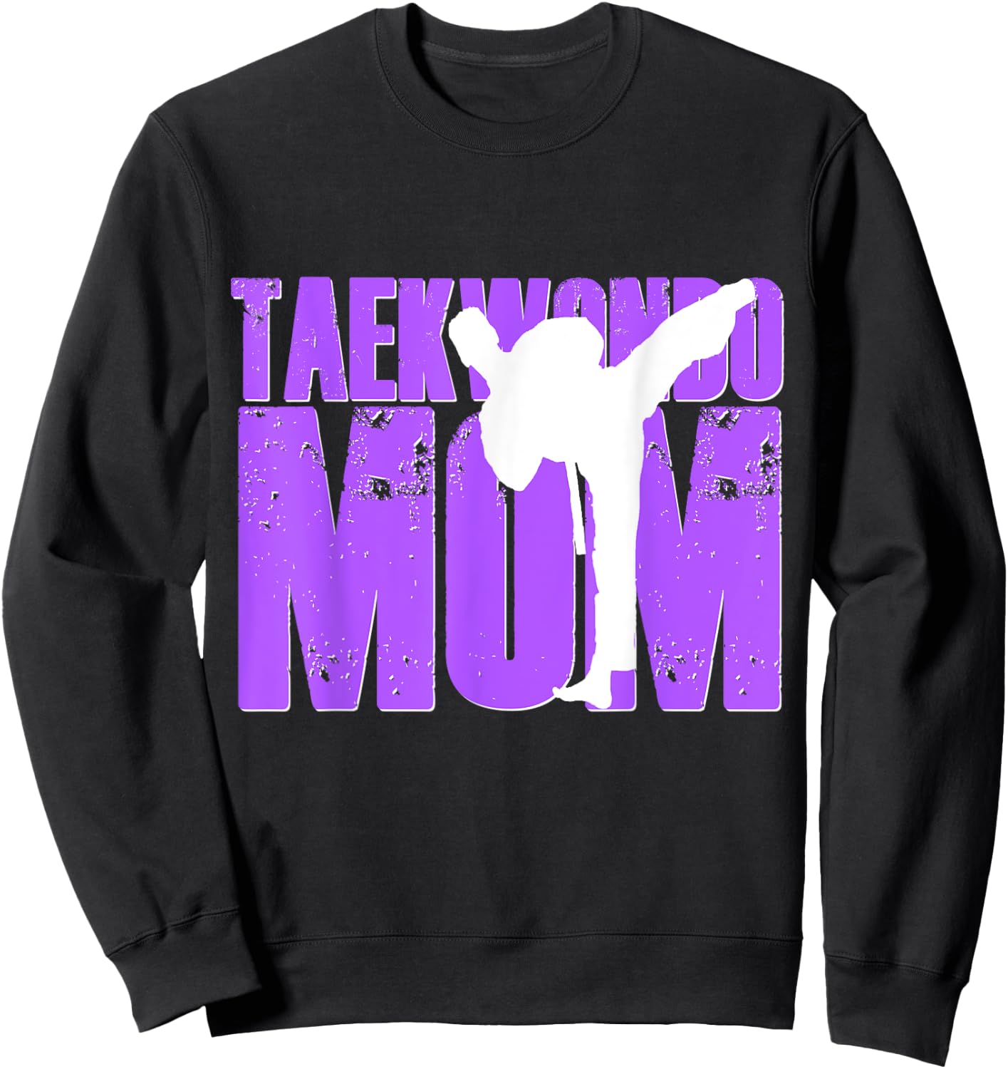 Taekwondo Mom Shirt Tae Kwon Do Martial Arts Mother Son Kids Sweatshirt - Sweatshirt | Black
