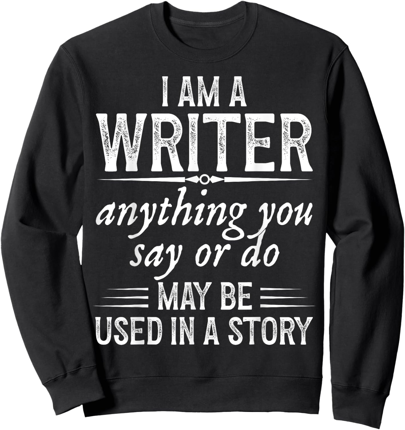 Writer Men Author Journalist Poetry Poem Writers Sweatshirt - Sweatshirt | Black