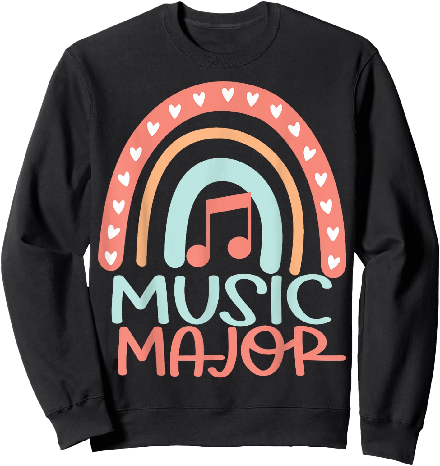 Music Major College Sweatshirt - Sweatshirt | Black