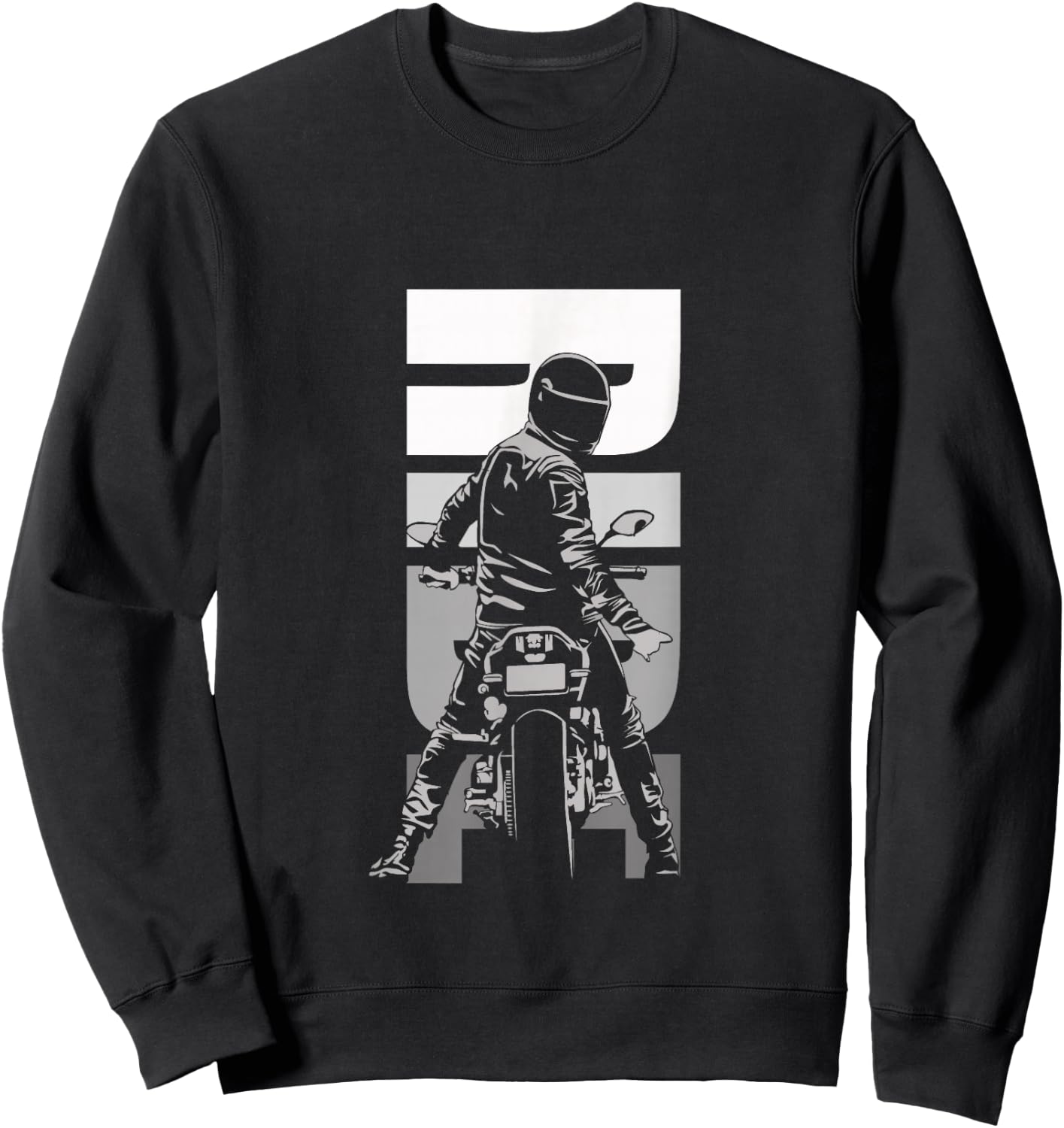 Motorcycle Apparel - Biker Motorcycle Sweatshirt - Sweatshirt | Black