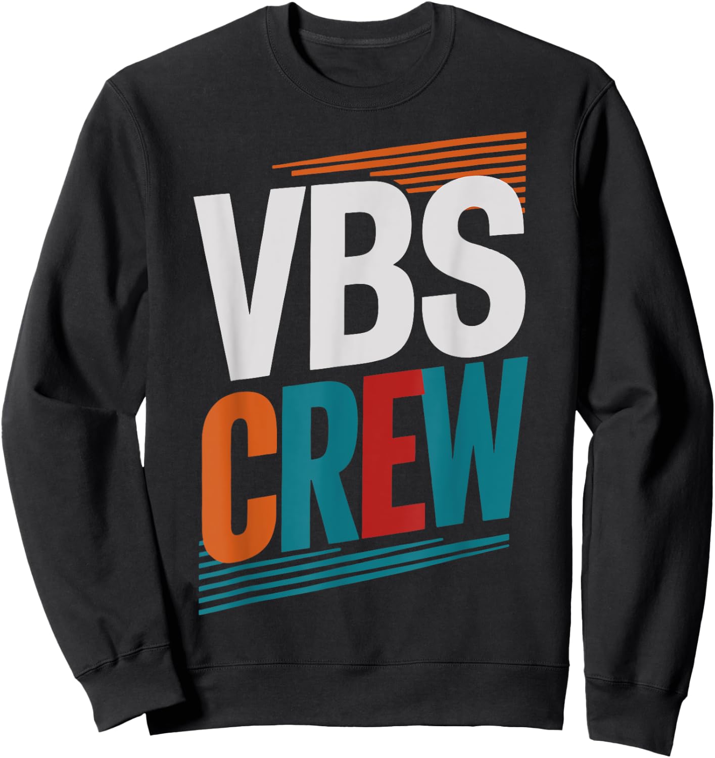 VBS Crew Faith-Based Gathering Sunday School Teacher Men Women Kids Sweatshirt - Sweatshirt | Black