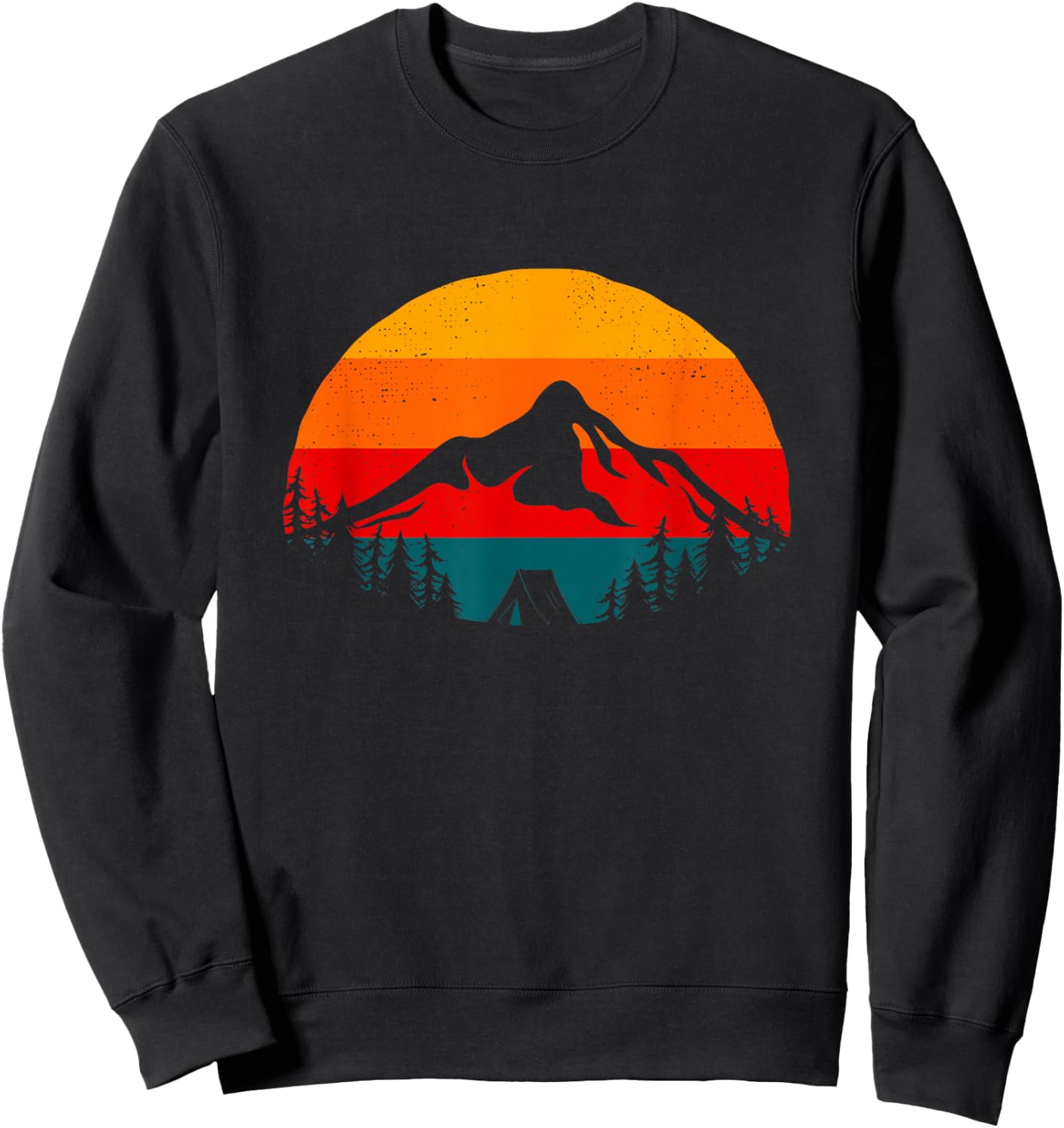 Outdoor Camping Apparel - Hiking Backpacking Camping Sweatshirt - Sweatshirt | Black