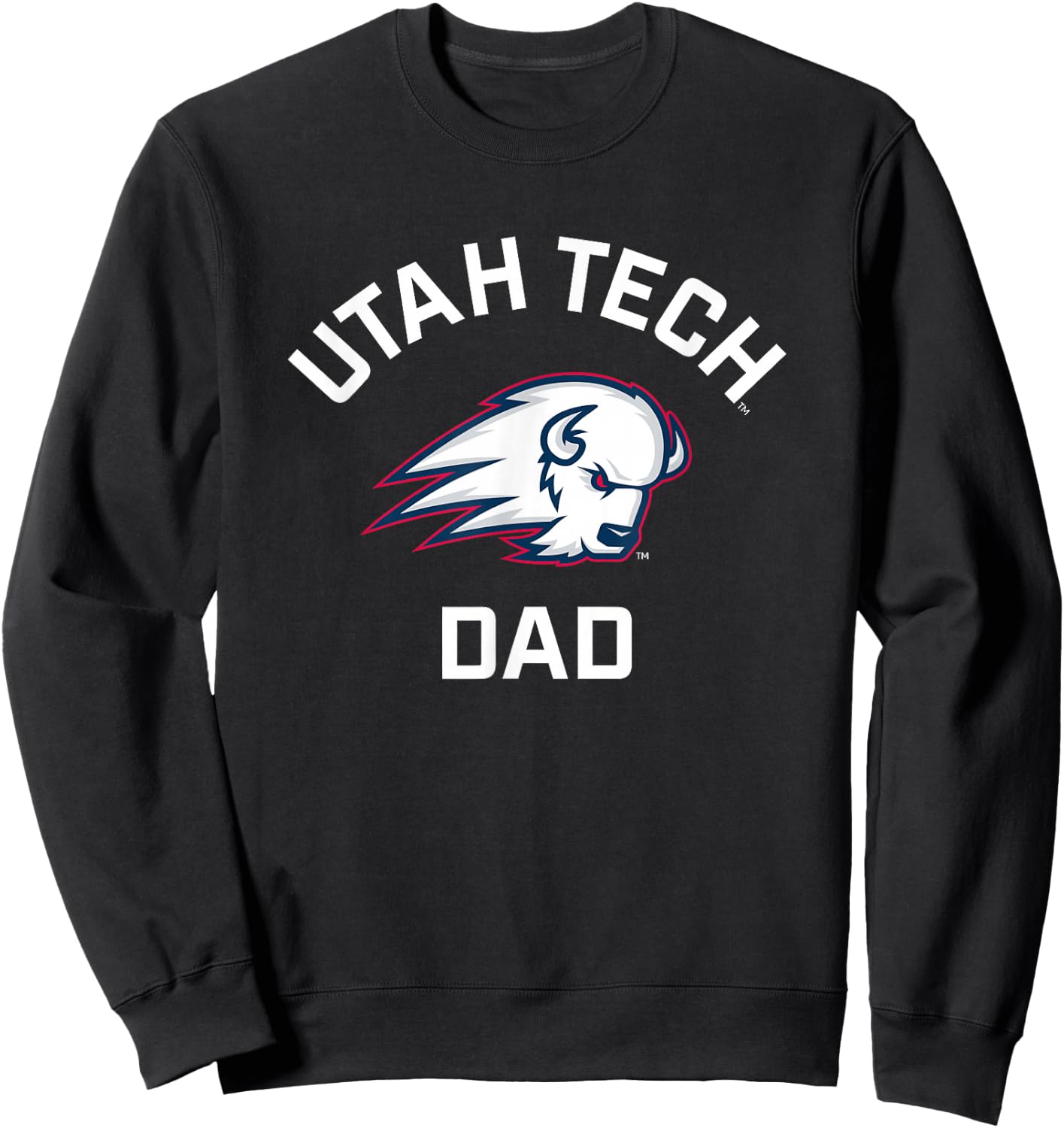 Utah Tech Trailblazers Arched Dad Sweatshirt - Sweatshirt | Black