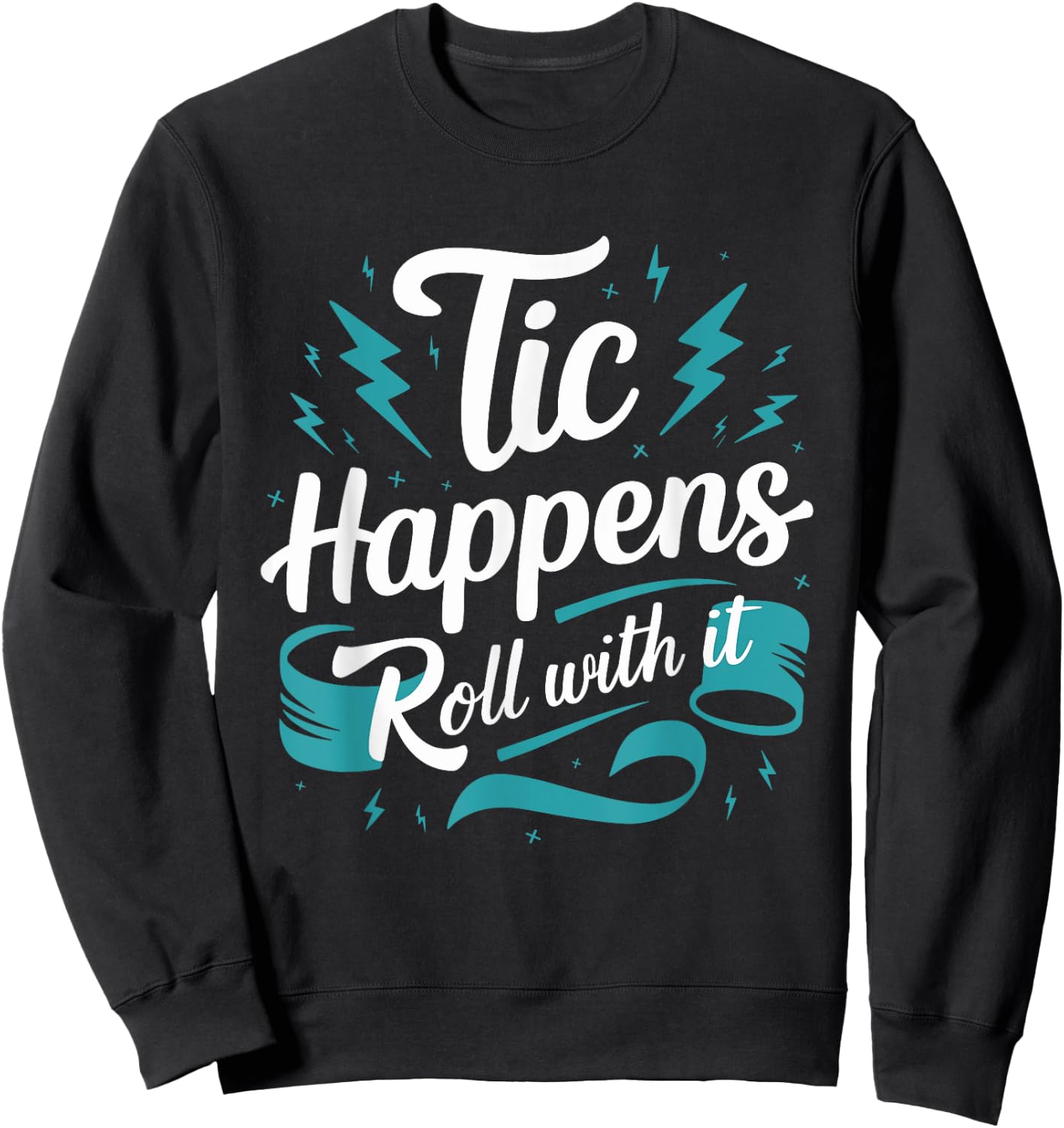 Tourette Syndrome Awareness Neurodiverse Neurodiversity Sweatshirt - Sweatshirt | Black