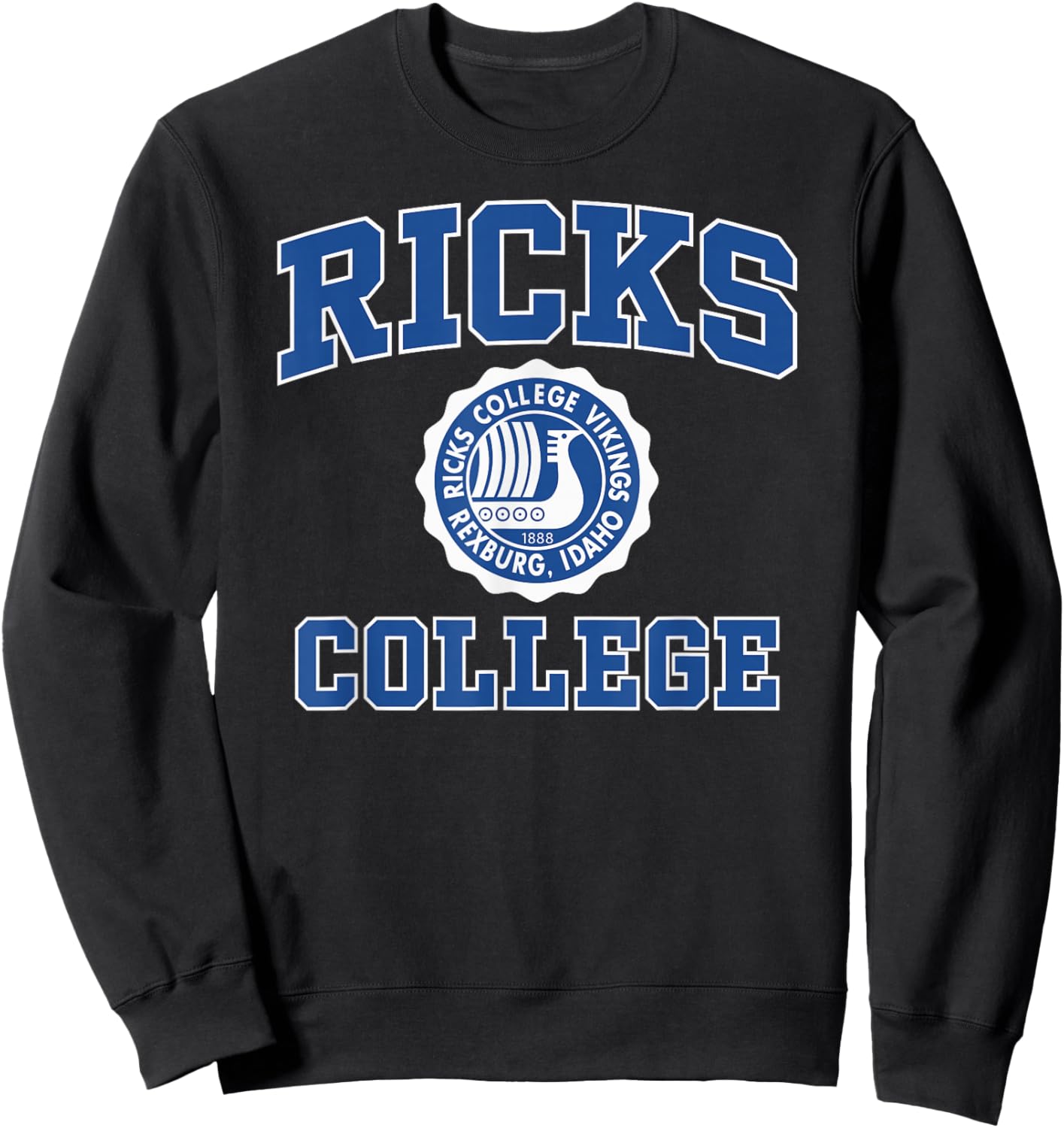 Ricks College Seal Sweatshirt - Sweatshirt | Black