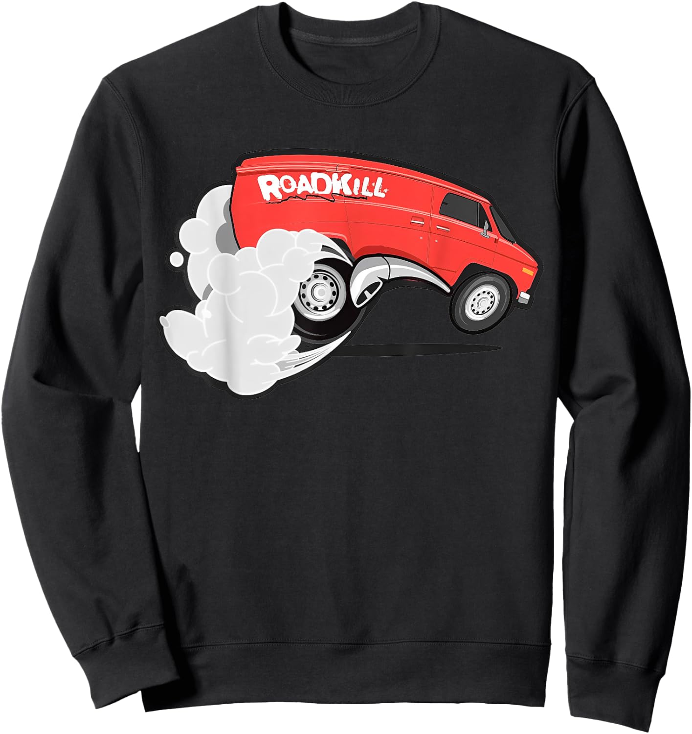 Roadkill Atomic Van Motortrend Sweatshirt - Sweatshirt | Black