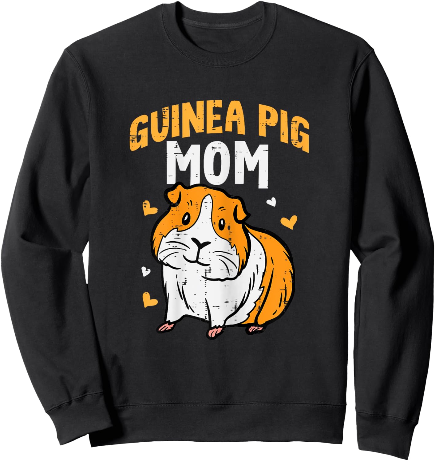 Guinea Pig Mom Cute Cavy Mama Mommy Mothers Day Animal Women Sweatshirt - Sweatshirt | Black