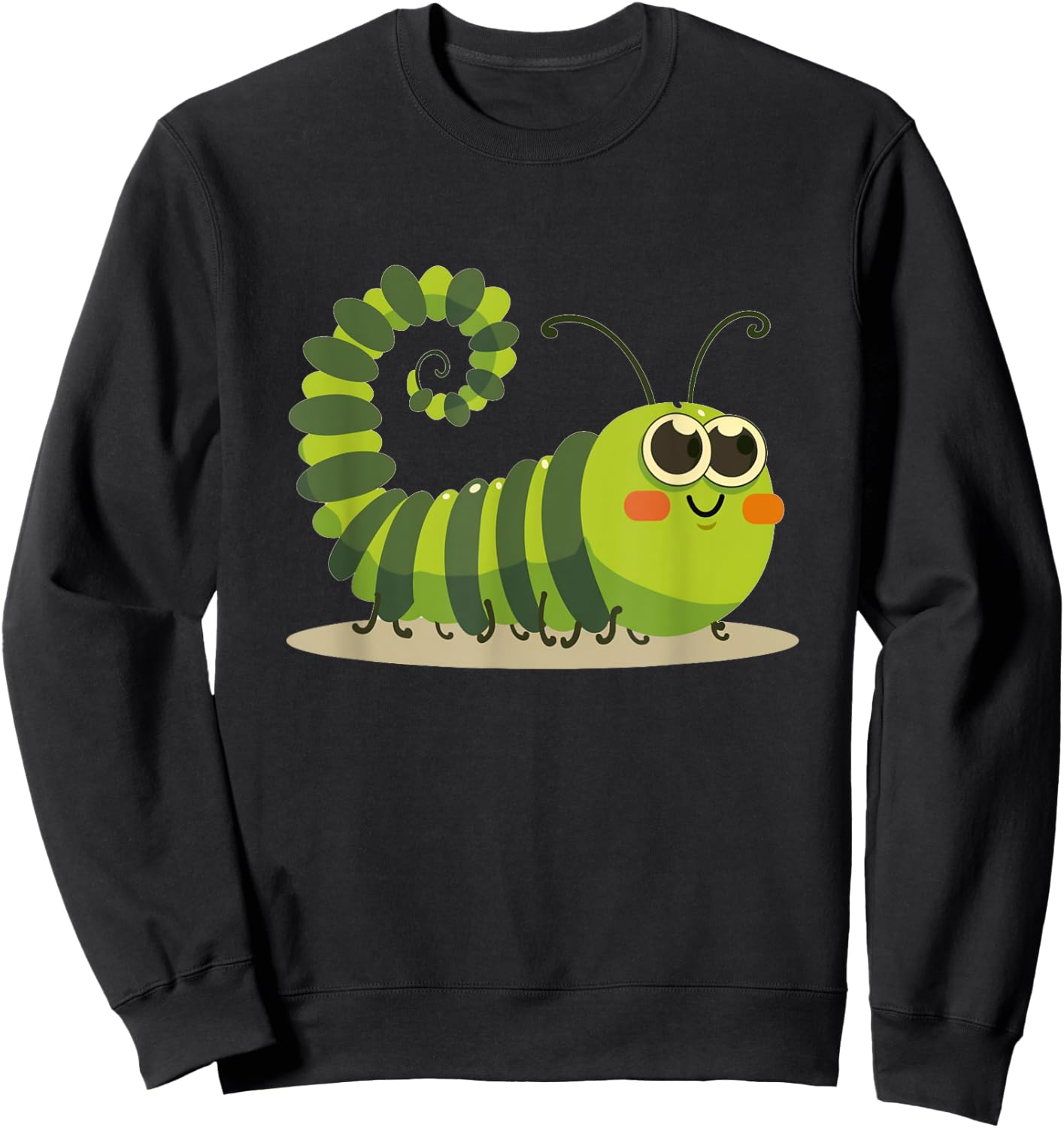 Cute Caterpillar Costume for Adults and Kids Sweatshirt - Sweatshirt | Black
