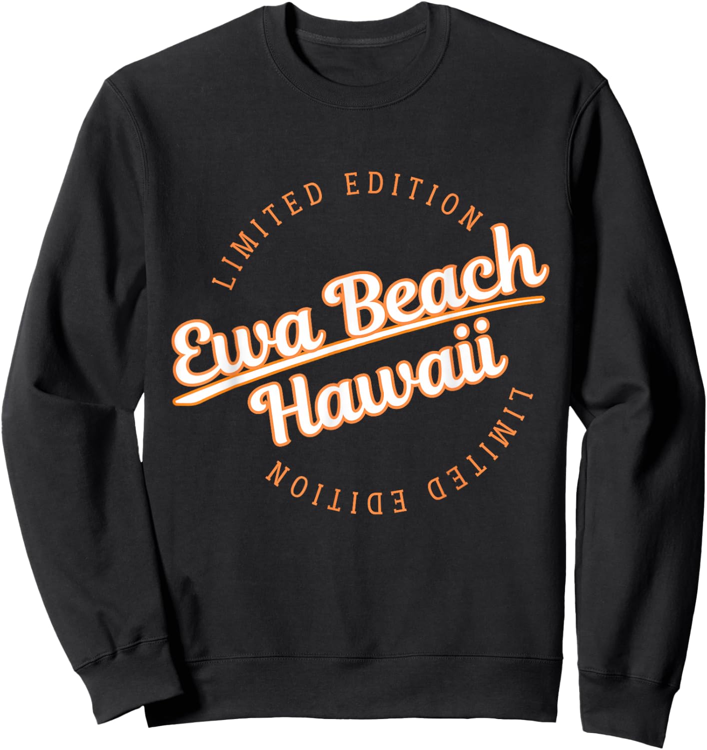 Retro Athletic Ewa Beach HI Apparel Sweatshirt - Sweatshirt | Black
