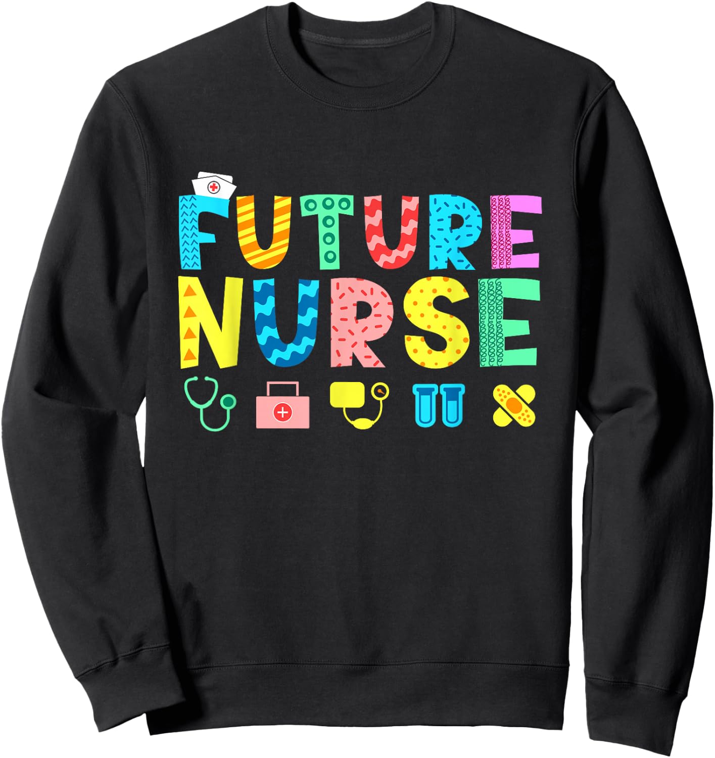 Future Nurse Kid's Career Sweatshirt - Sweatshirt | Black