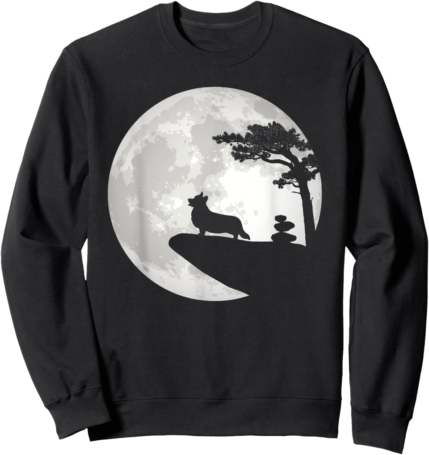 Funny & Cute Corgi Dog - Corgi Lover - Pembroke Welsh Corgi Sweatshirt - Sweatshirt | Black