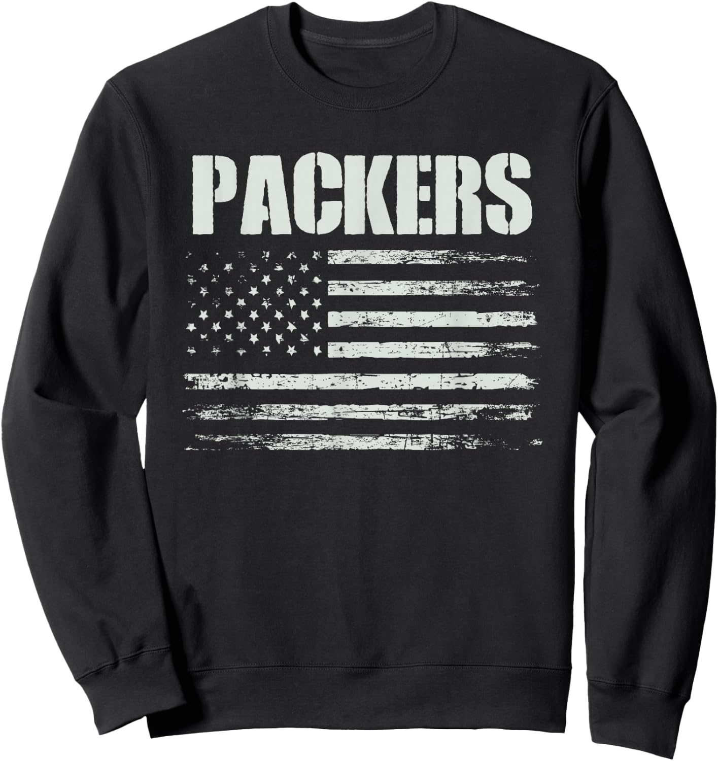 Packers USA Flag Colquitt County High School Pride Sweatshirt - Sweatshirt | Black
