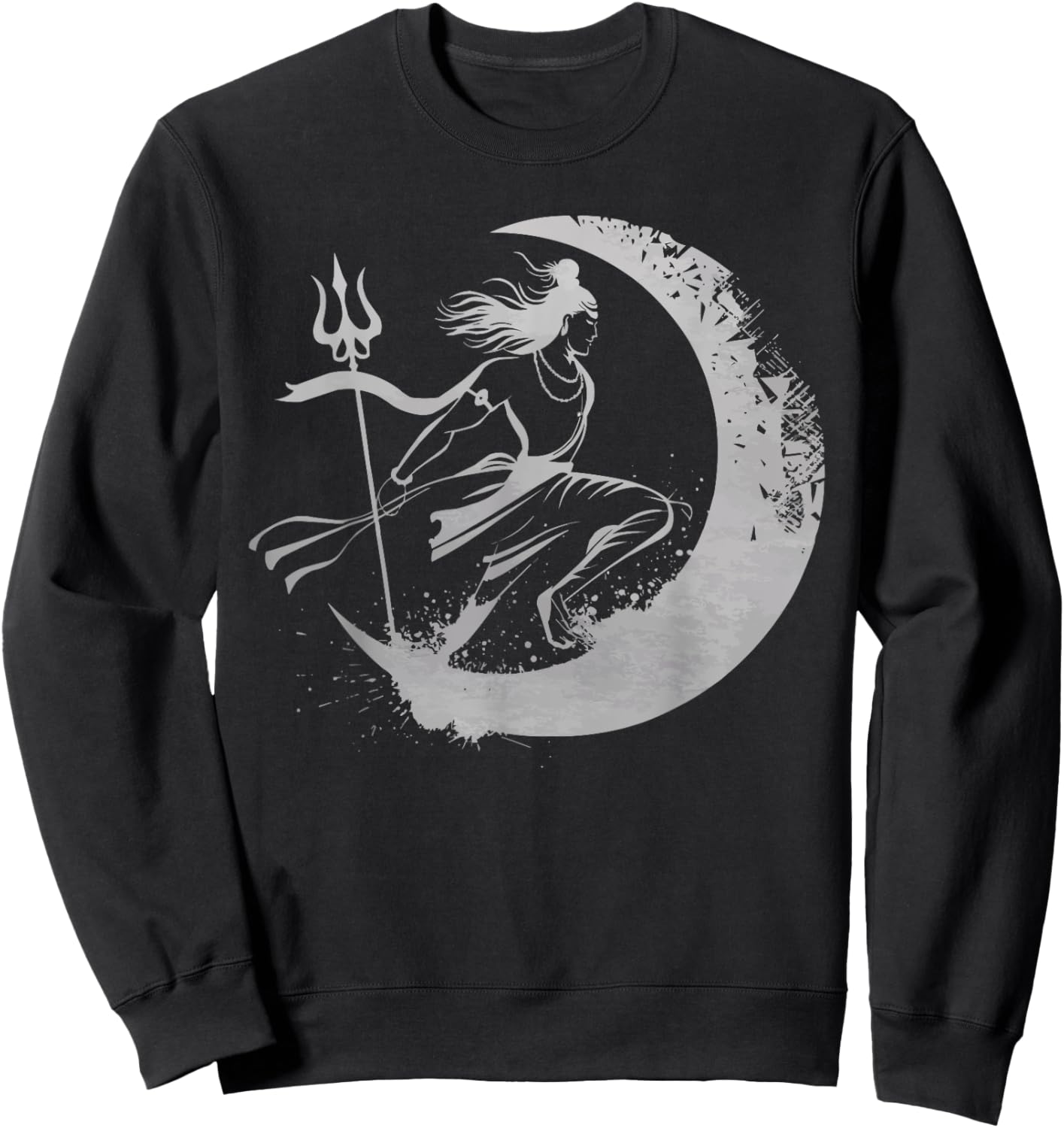 Maha Shivratri Hinduism Hindu Gods Lord Shiva Sweatshirt - Sweatshirt | Black