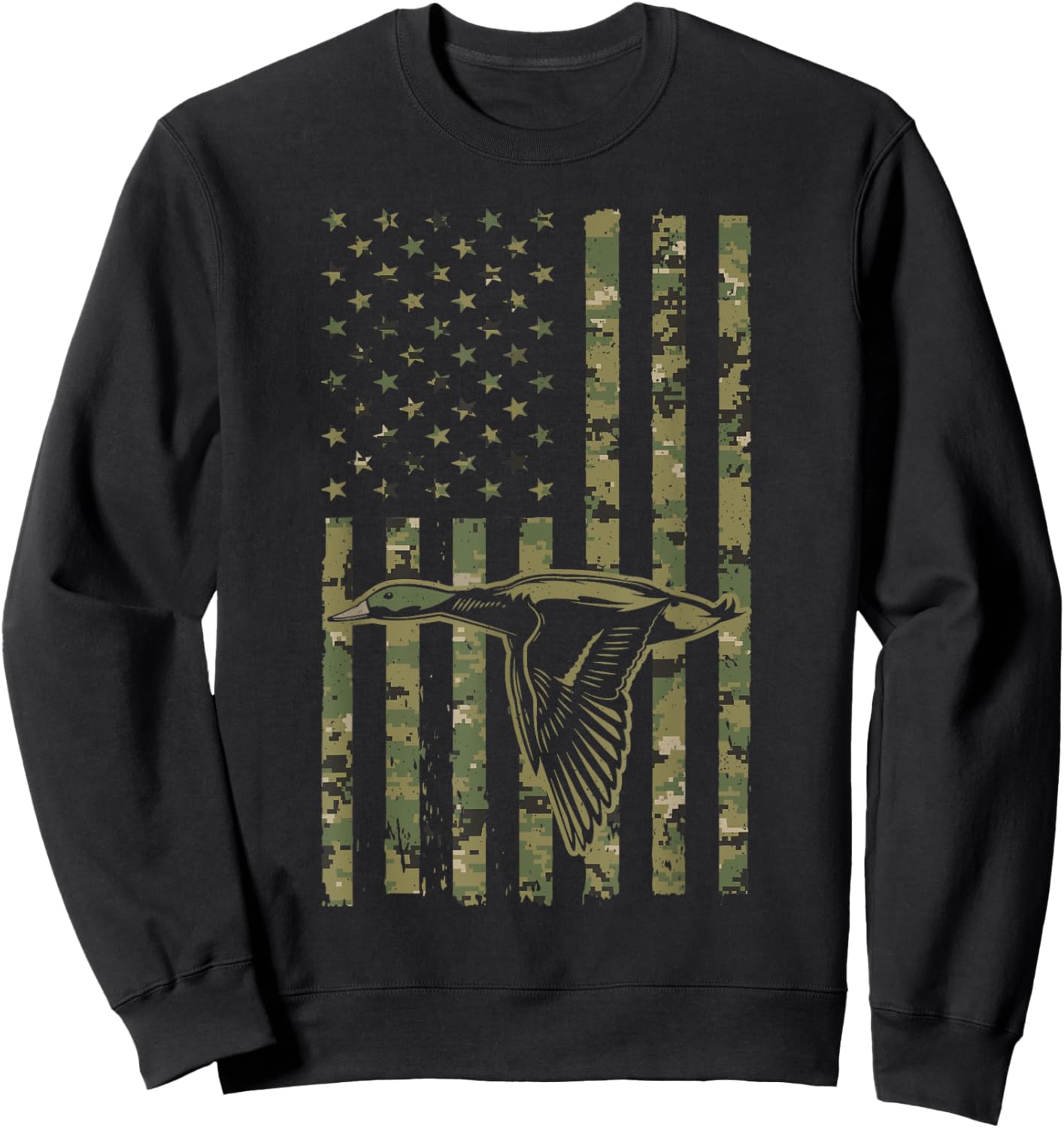 Cool Duck Hunting Design Women Wildlife Duck Hunter Sweatshirt - Sweatshirt | Black