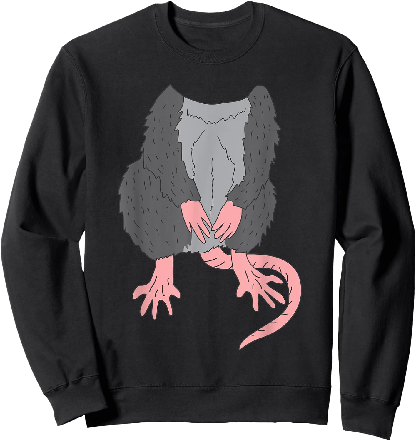 Headless Rat Funny Rat Lover Mouse Halloween Sweatshirt - Sweatshirt | Black