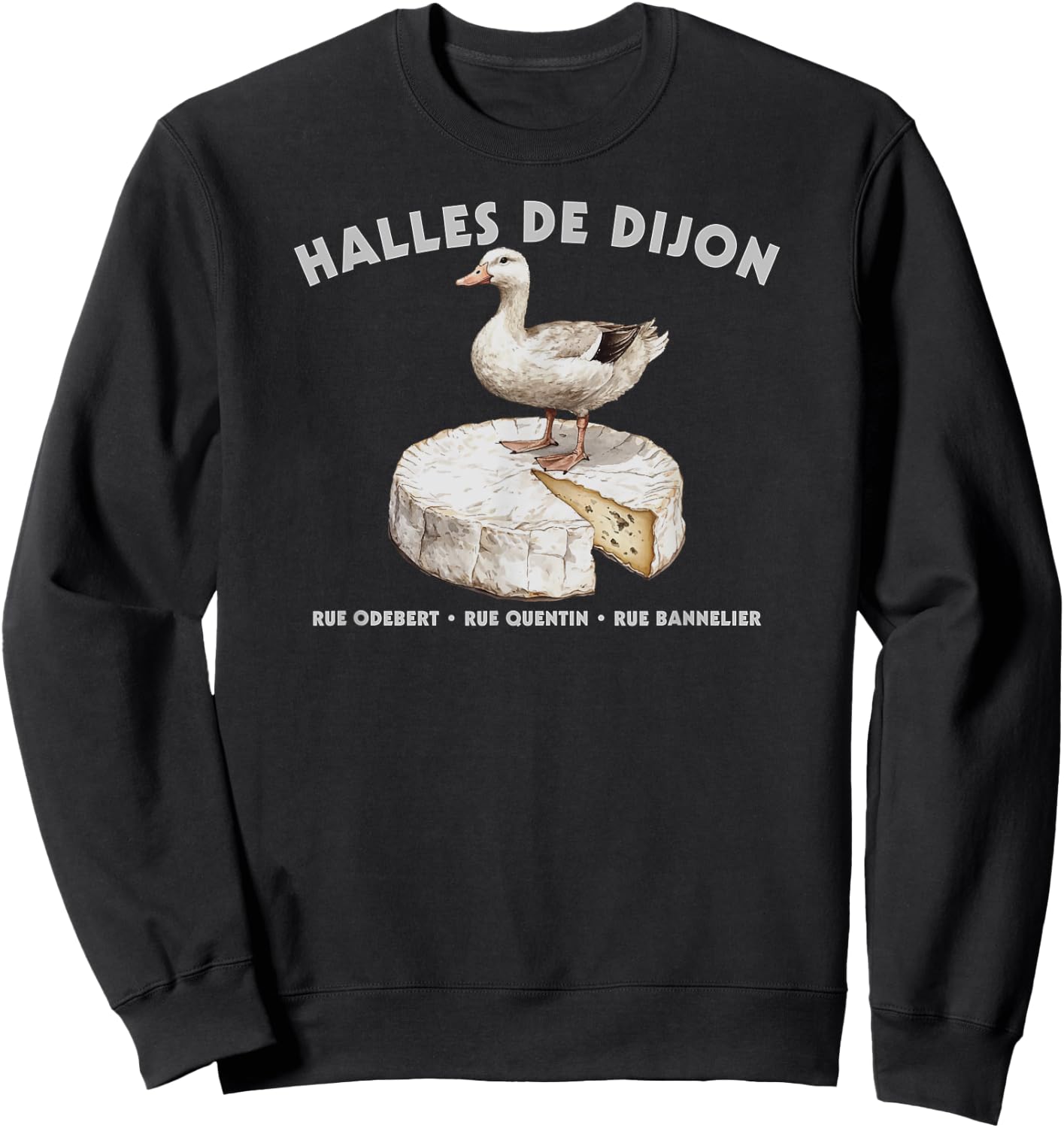 Dijon France Halles de Dijon Burgundy Market French Souvenir Sweatshirt - Sweatshirt | Black