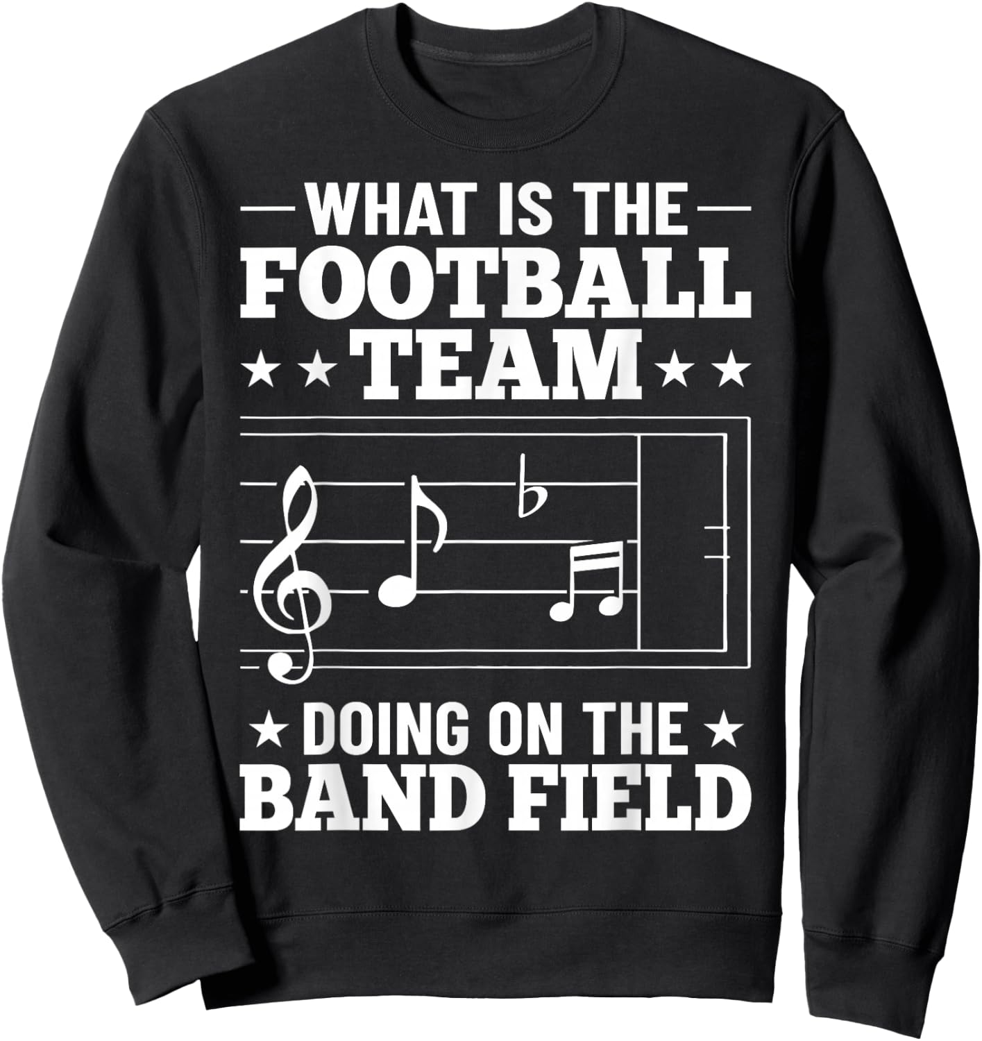 Music Teacher Marching Band Musician High School Bandmaster Sweatshirt - Sweatshirt | Black