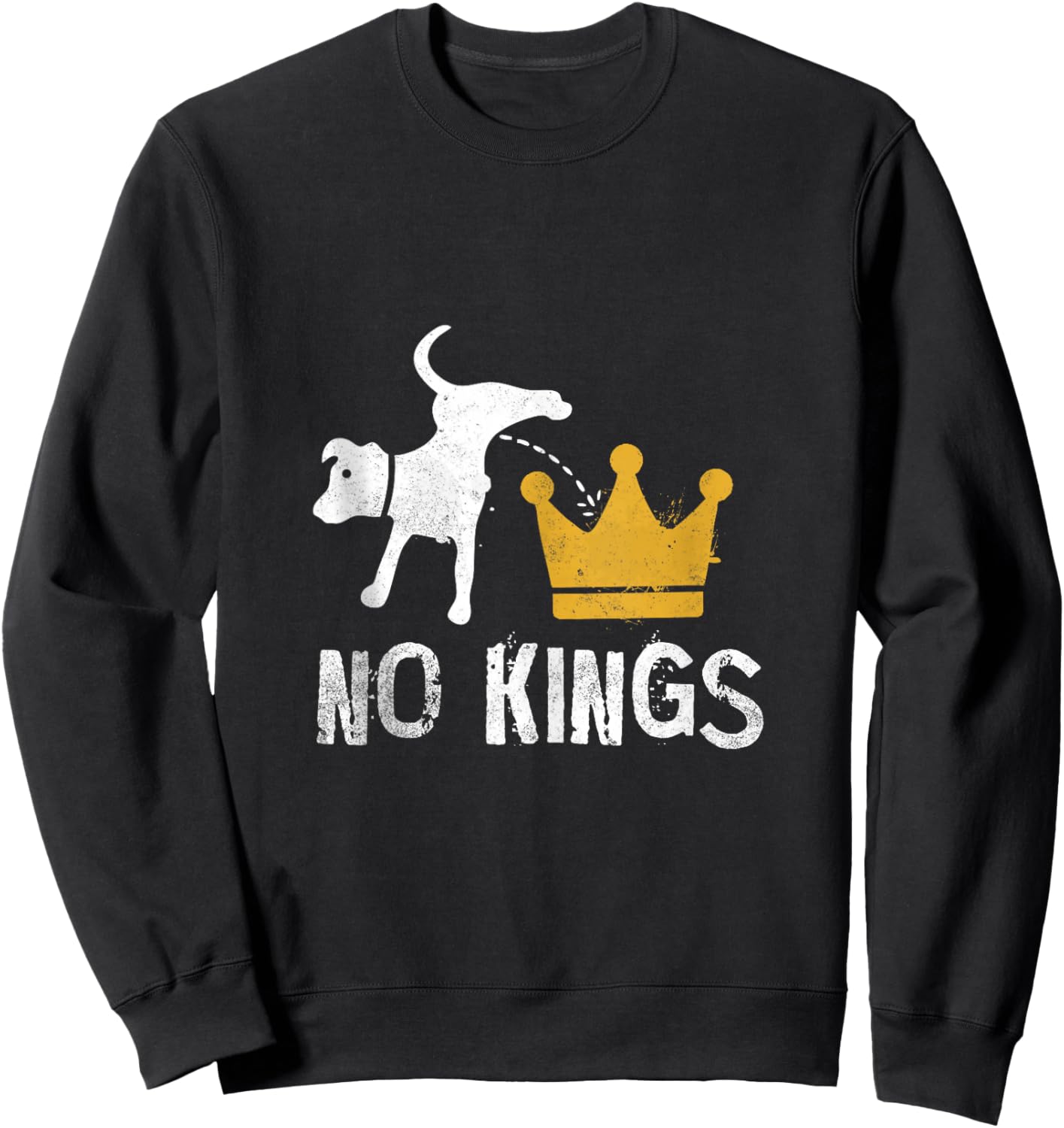 No Kings Dog Sweatshirt - Sweatshirt | Black