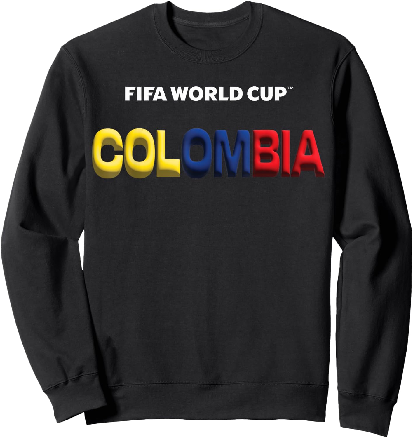 FIFA World CUP26 Colombia Bubble Color Sweatshirt - Sweatshirt | Black