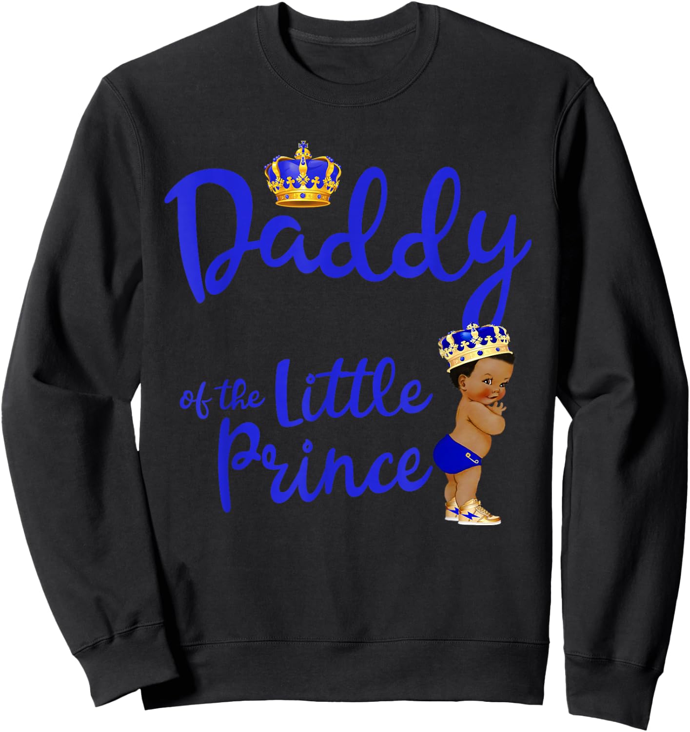 Best Birthday Clothes For Family Members - Daddy Of The Birthday Prince Boy Bday Party Idea - Black -Child Classic Fit Short Sleeve - Small Sweatshirt - Sweatshirt | Black