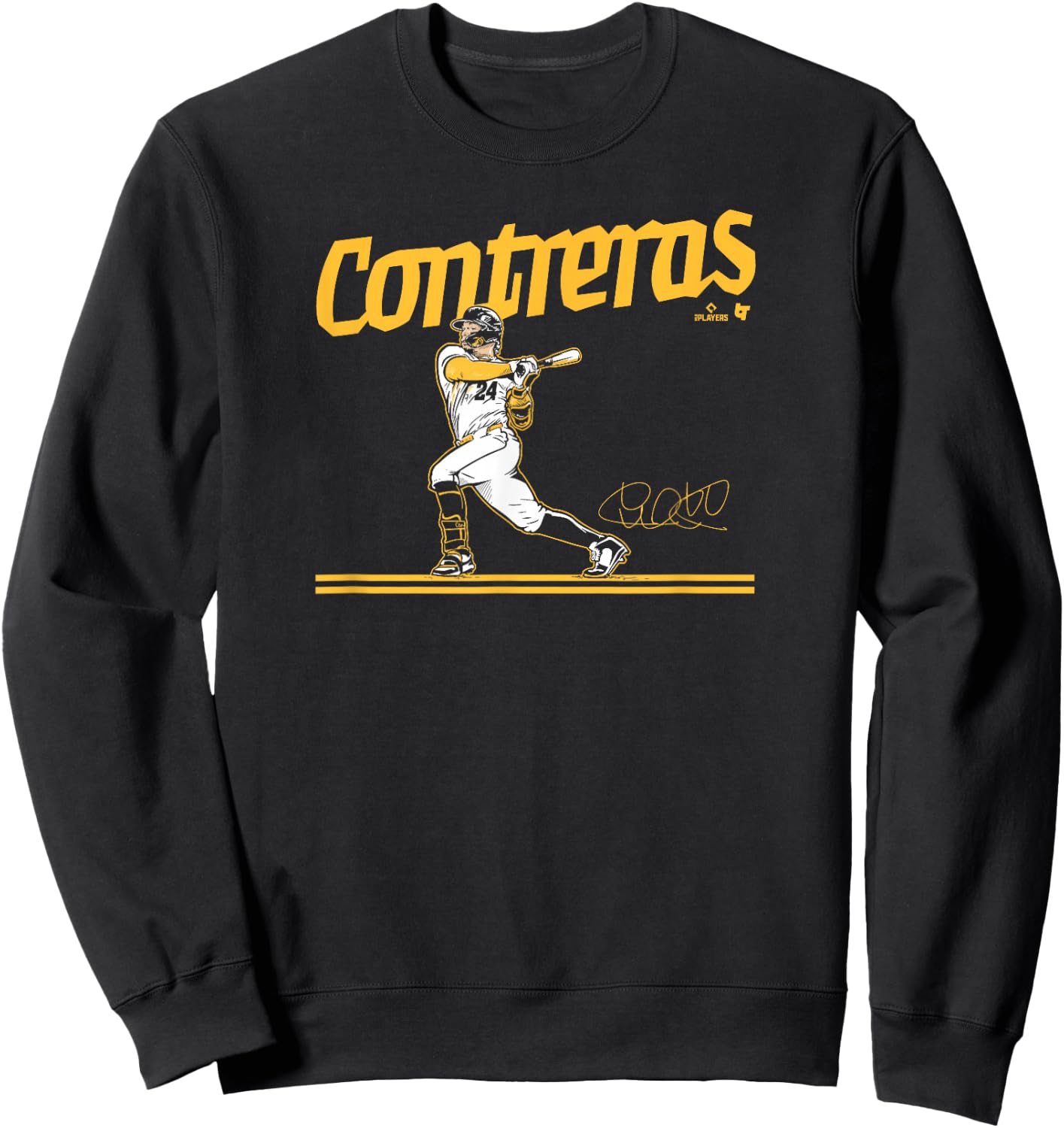 William Contreras - Slugger Swing - Milwaukee Baseball Sweatshirt - Sweatshirt | Black