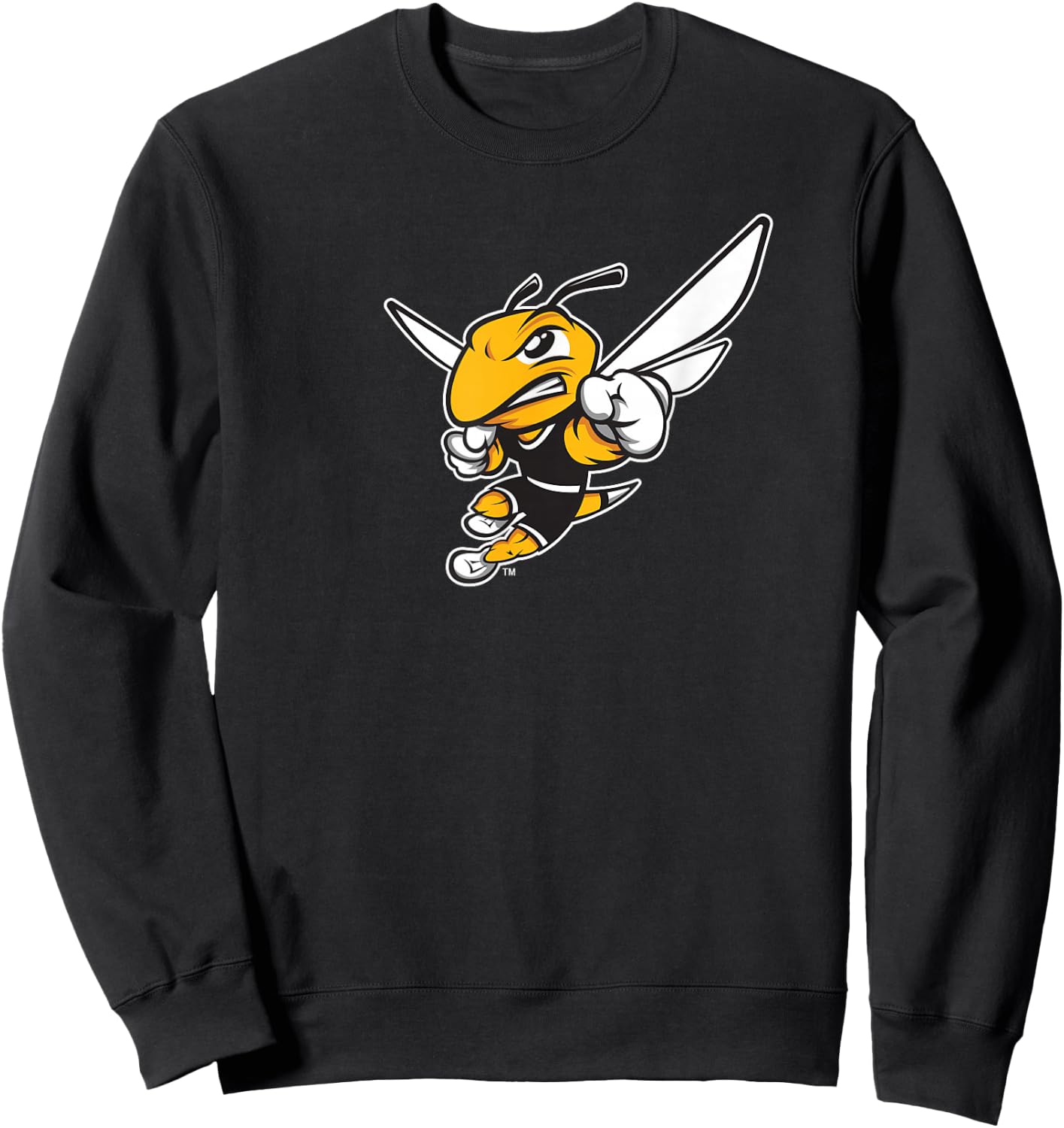 American International College AIC Yellow Jacket Fan Sweatshirt - Sweatshirt | Black