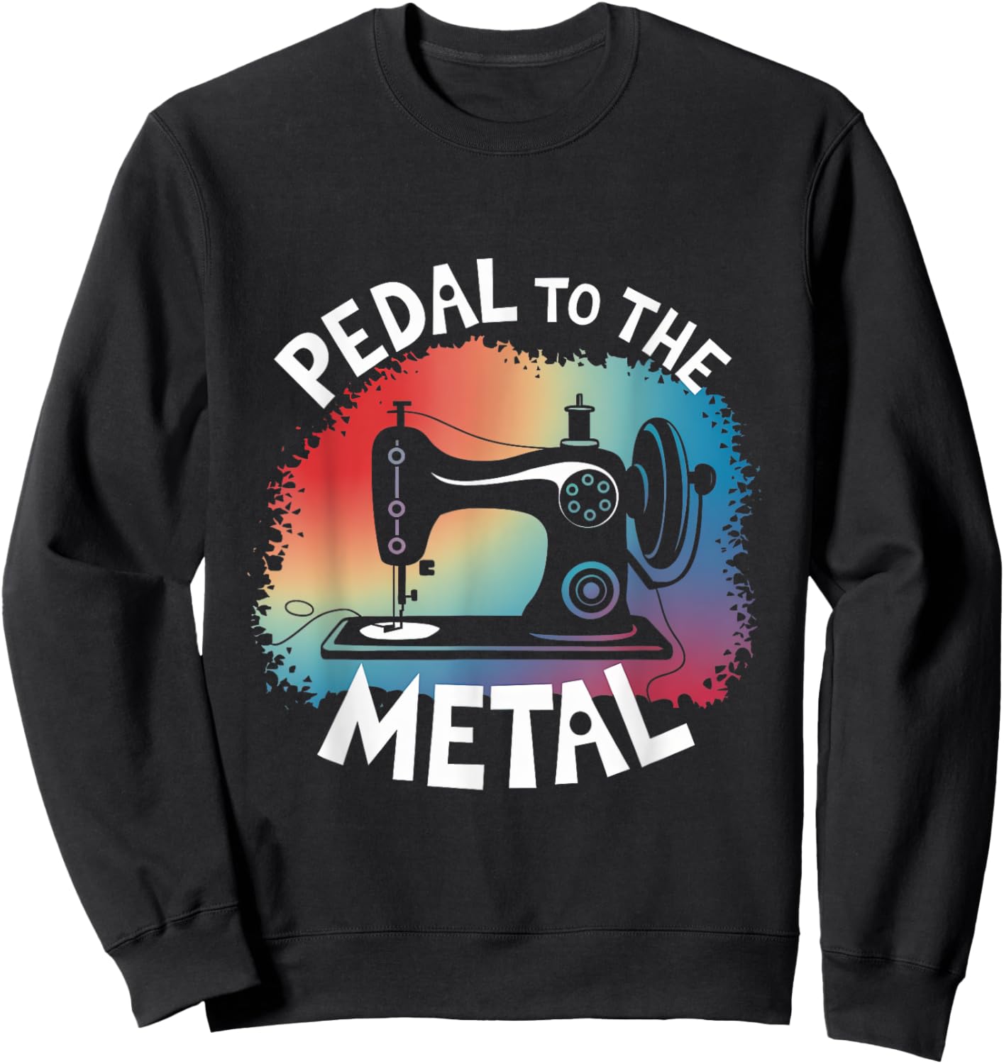Sewing Quilting Knitting Quilters Sewer Women Girls Sweatshirt - Sweatshirt | Black