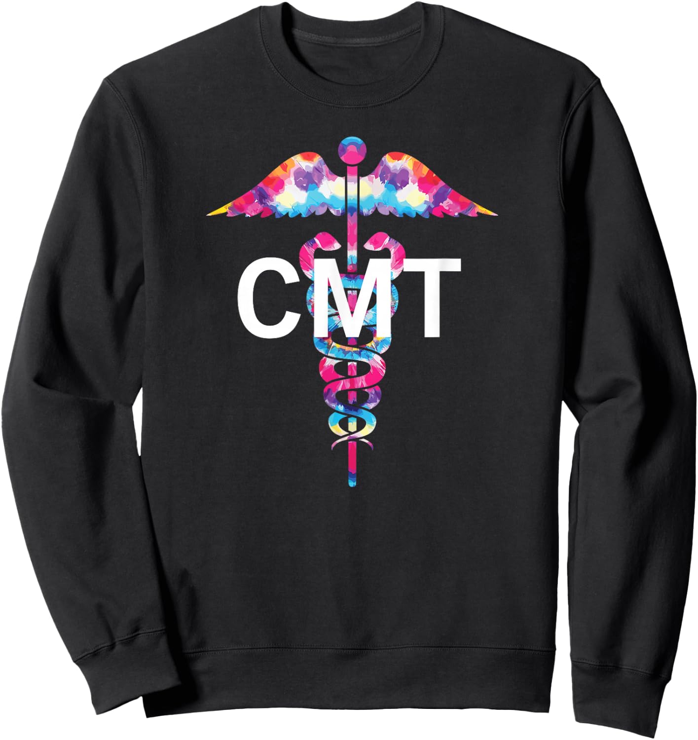 Certified Medication Technician CMT Medication Tech Sweatshirt - Sweatshirt | Black