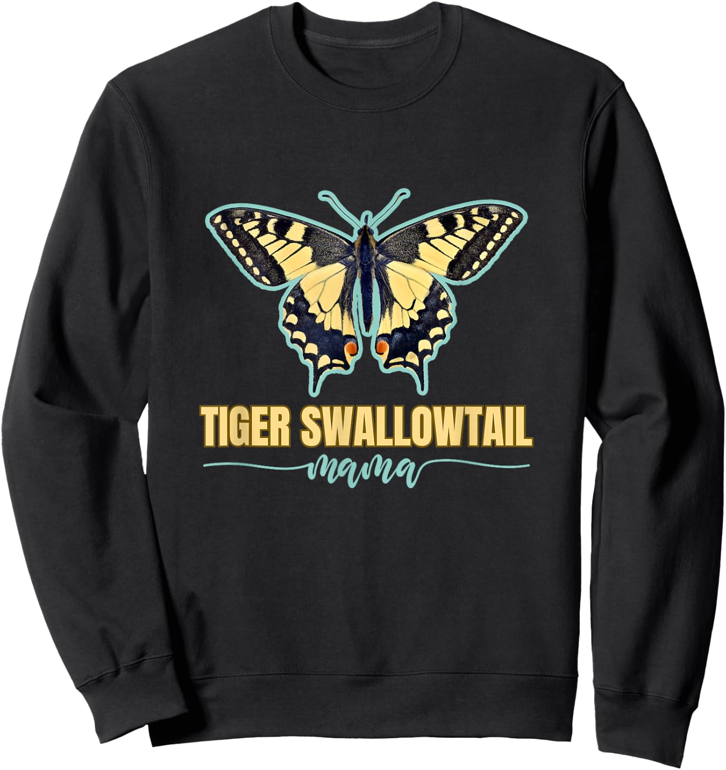 Tiger Swallowtail Butterfly Butterflies Tiger Swallowtails Sweatshirt - Sweatshirt | Black