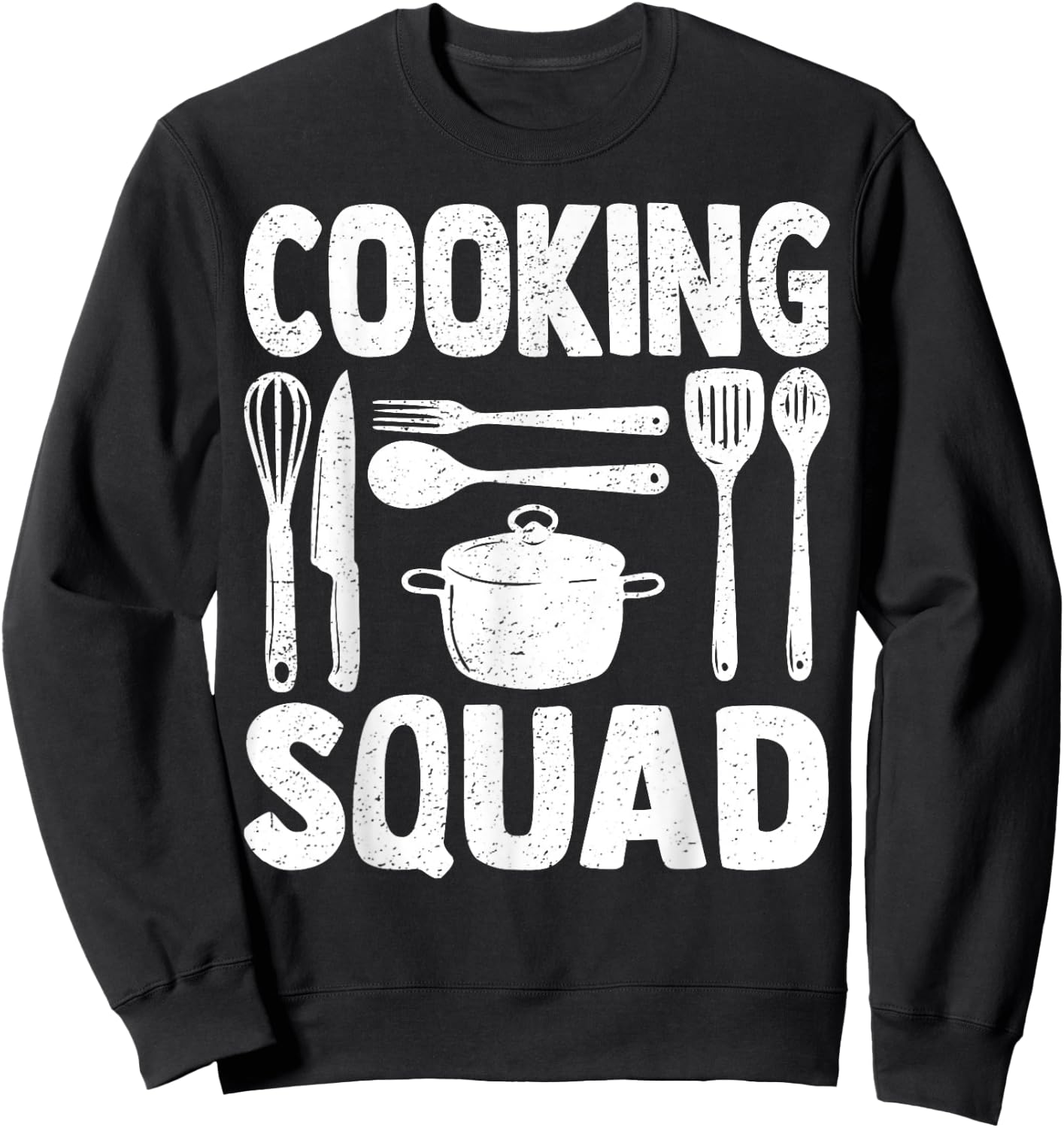 Cook Culinary Cooking Squad Team Kitchen Friends Sweatshirt - Sweatshirt | Black