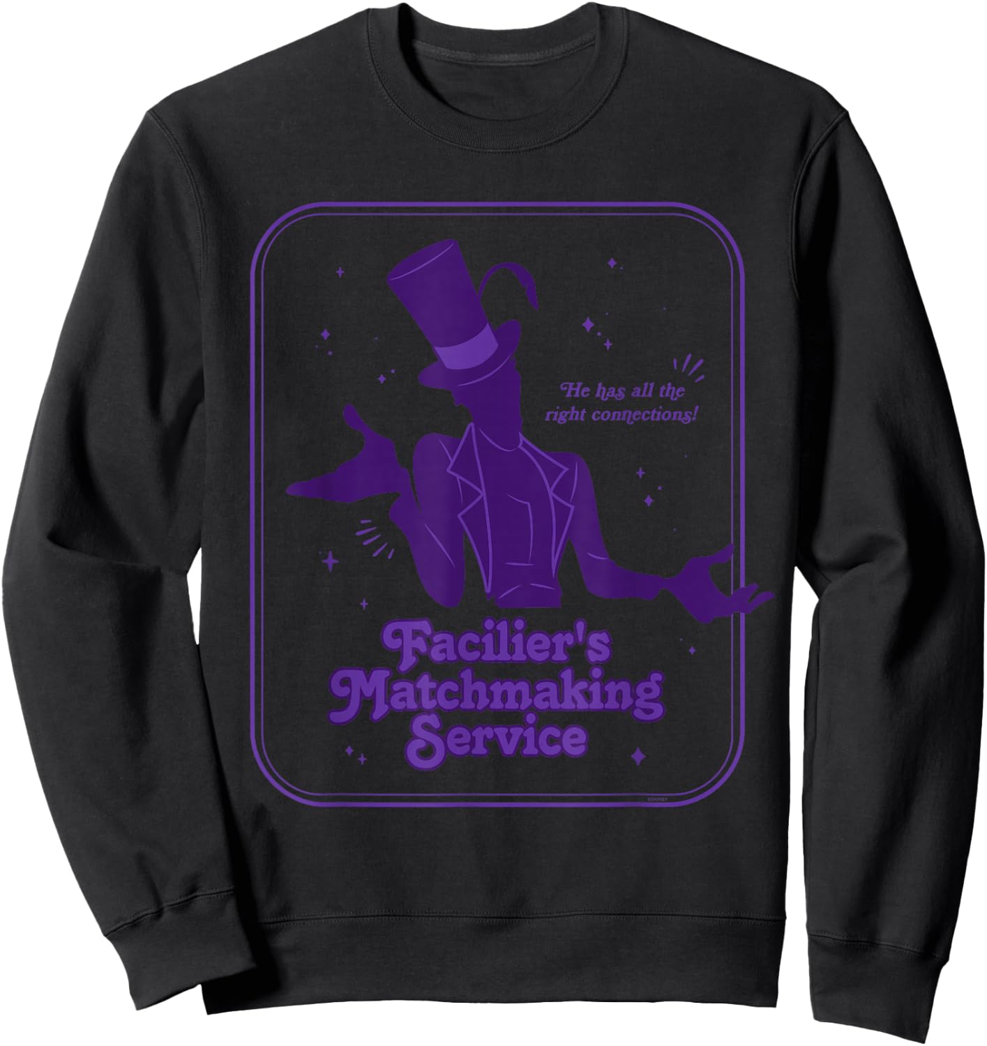 Disney Villains for Hire Facilier’s Matchmaking Service Sweatshirt - Sweatshirt | Black
