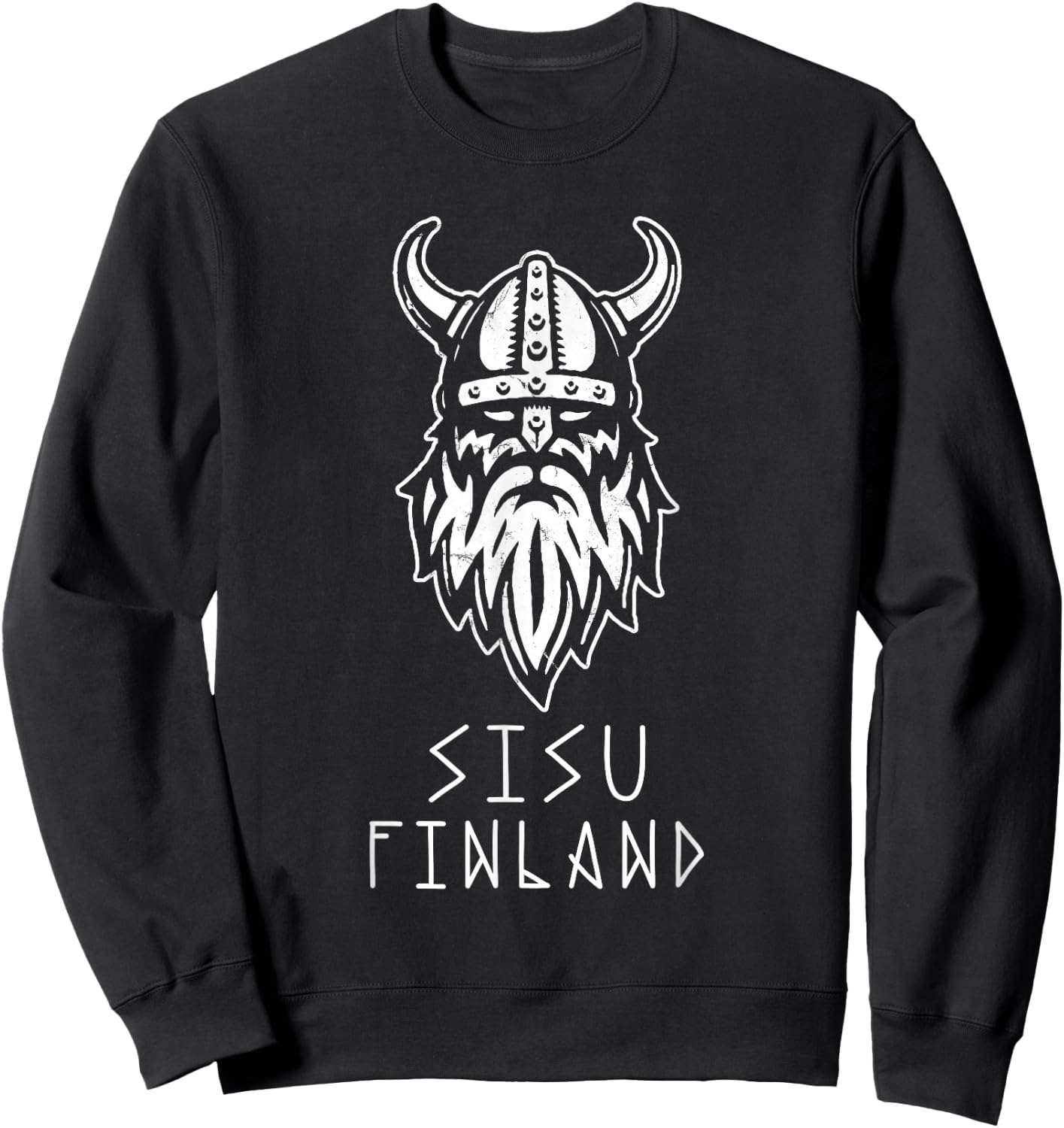 Vintage Viking of Finland Sisu Sweatshirt - Sweatshirt | Black