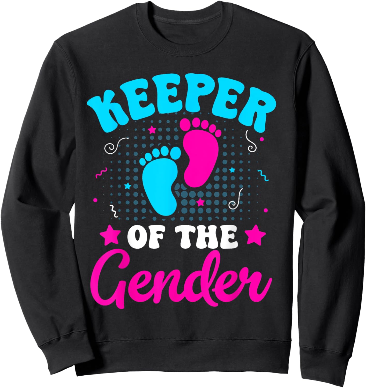 Keeper of the Gender Baby Reveal Sweatshirt - Sweatshirt | Black