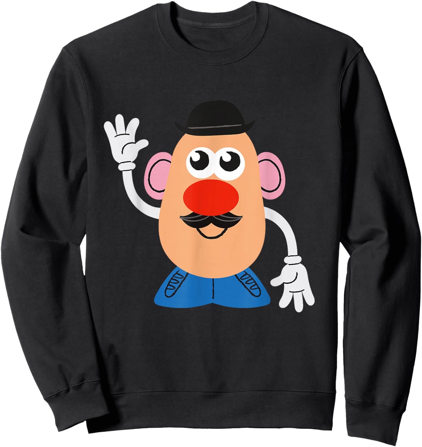 Mrs Potato Head Wave Sweatshirt - Sweatshirt | Black