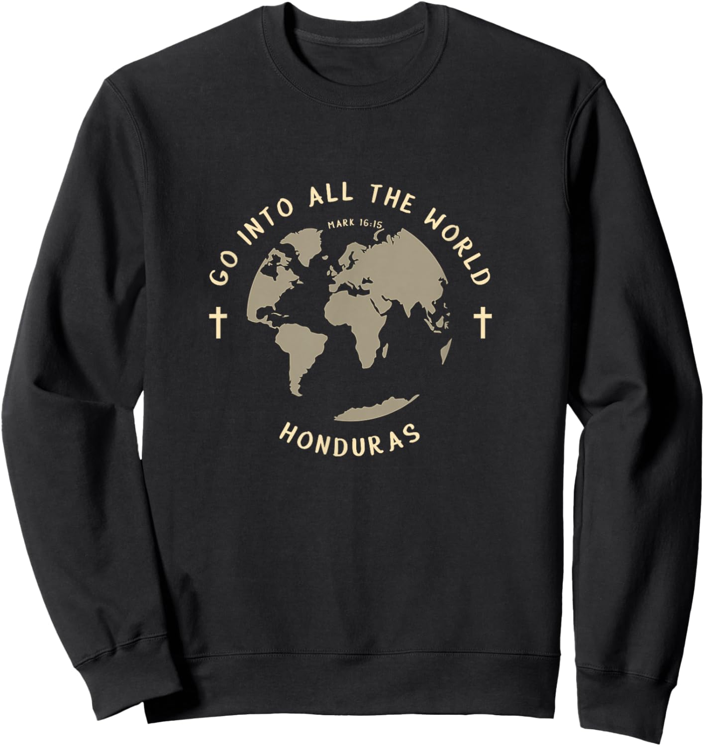 Go Into All The World Honduras Mission Sweatshirt - Sweatshirt | Black