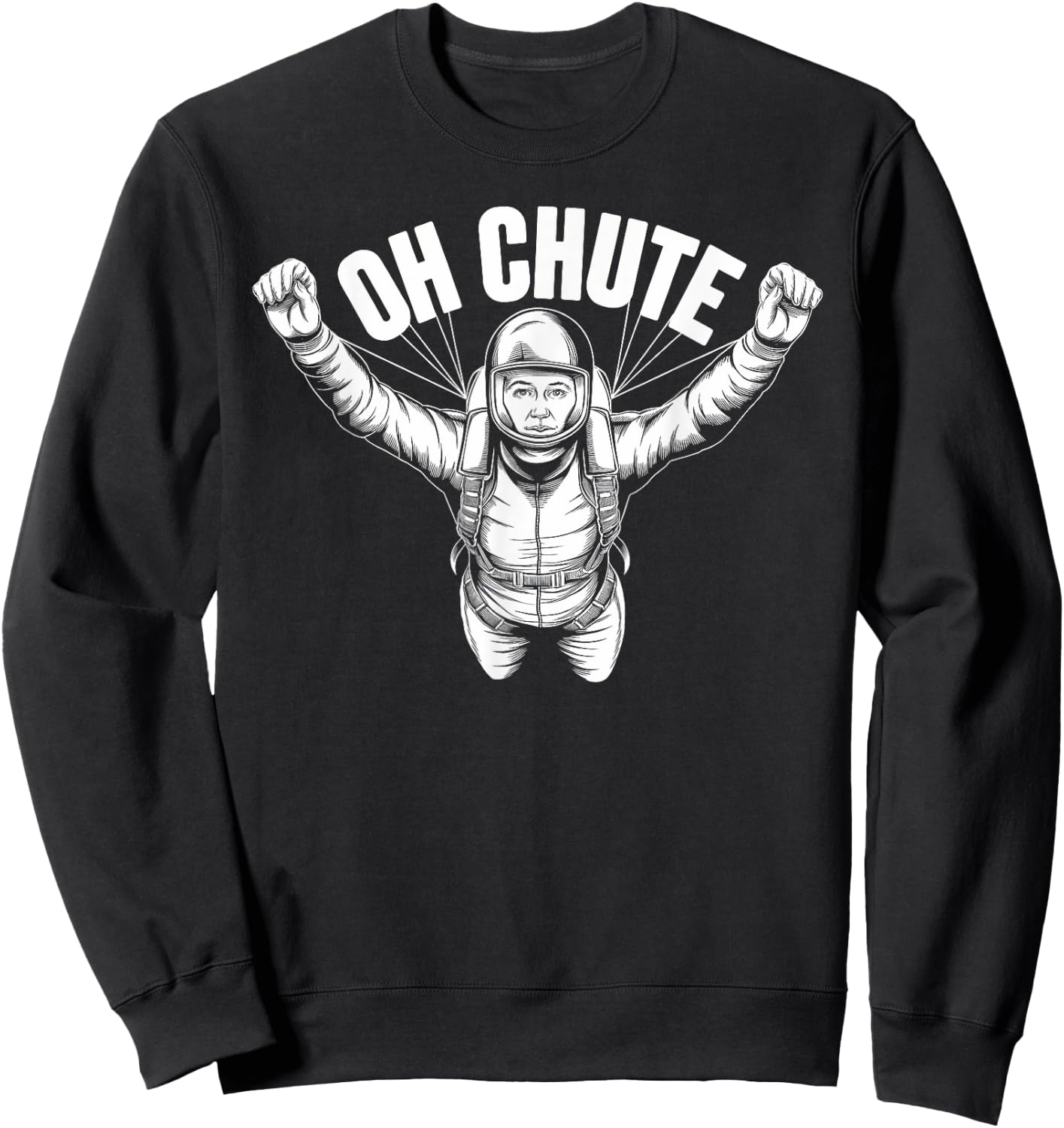 Oh Chute Sweatshirt - Sweatshirt | Black