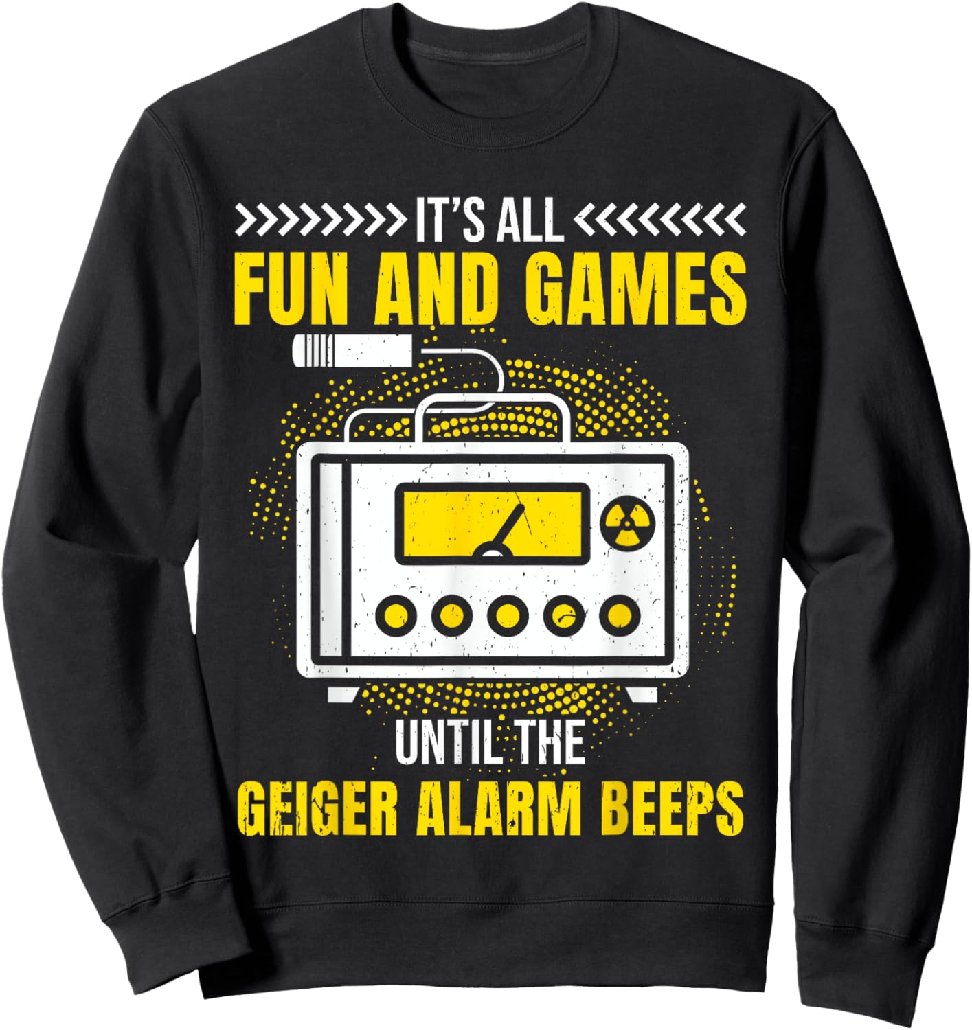 Funny Nuclear Engineer Nuclear power plant Sweatshirt - Sweatshirt | Black