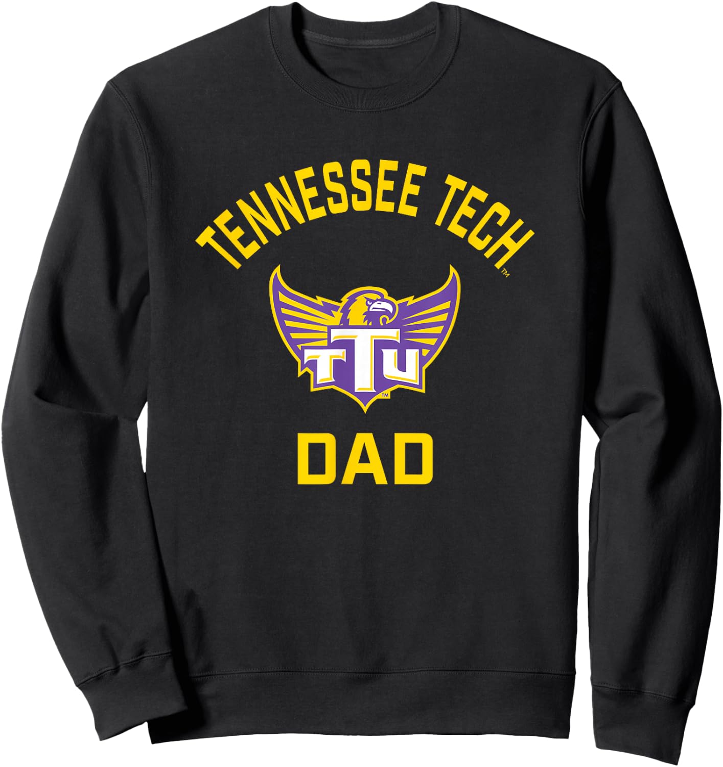 Tennessee Tech Golden Eagles Arched Dad Sweatshirt - Sweatshirt | Black