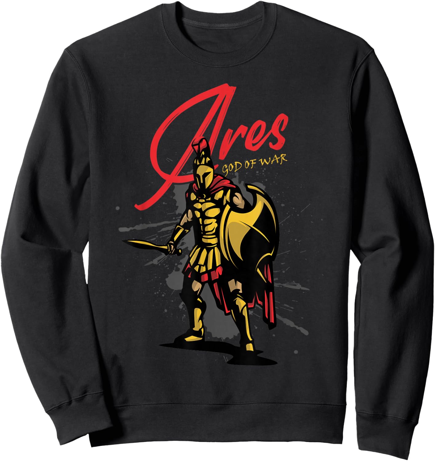 Greek Mythology or Ares God of War or Ancient Greek God Sweatshirt - Sweatshirt | Black