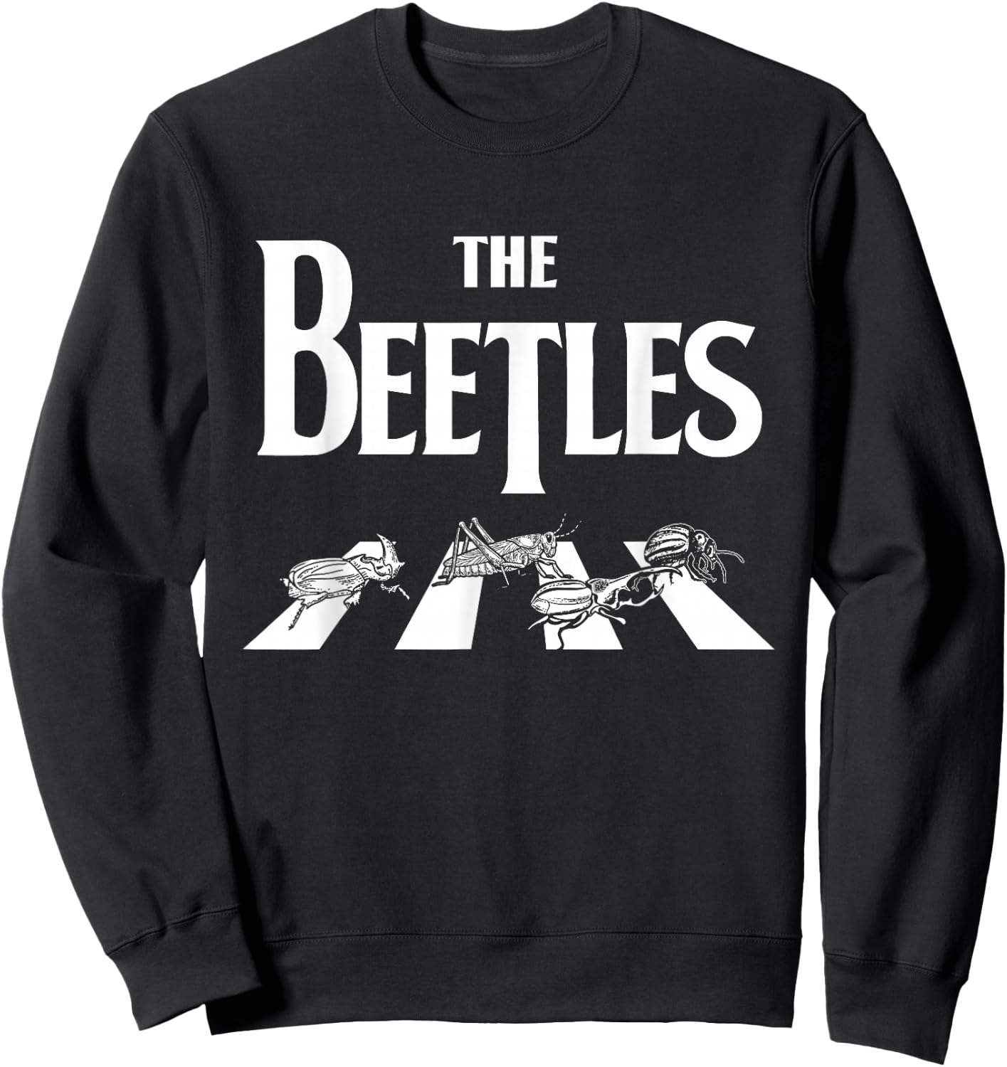 The Beetles - Entomology Insect Collector Bug Entomologist , Black, Small Sweatshirt - Sweatshirt | Black