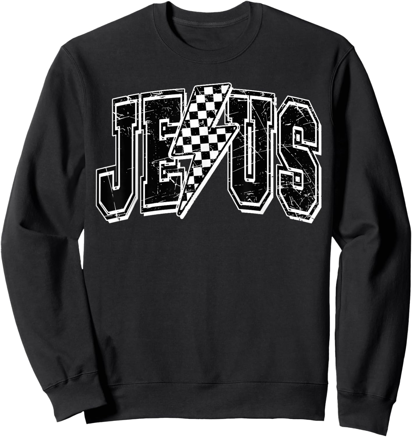 Funny Groovy Christian Faith Religious Sweatshirt - Sweatshirt | Black