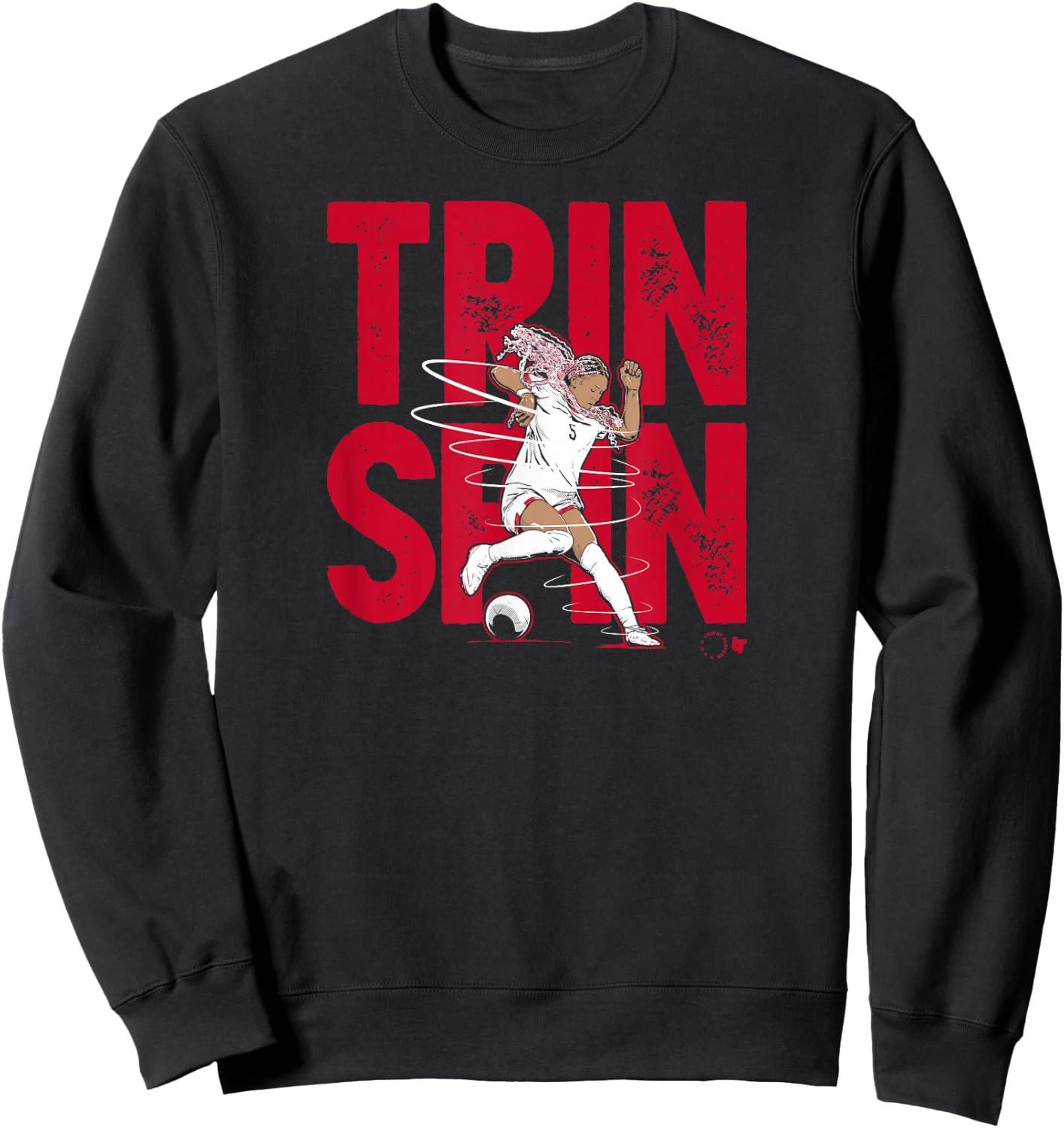 Trinity Rodman - Trin Spin - USA Women's Soccer Sweatshirt - Sweatshirt | Black