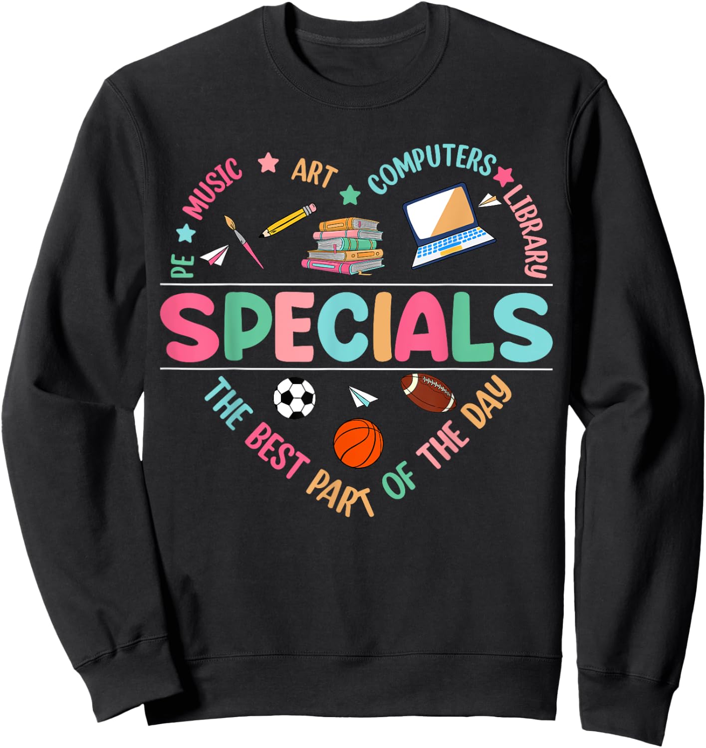 Specials The Best Part Of The Day Sweatshirt - Sweatshirt | Black