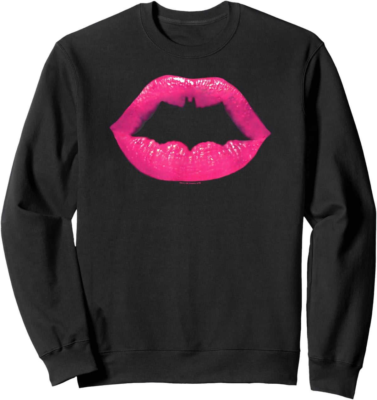 Batman Bat Kiss Sweatshirt - Sweatshirt | Black
