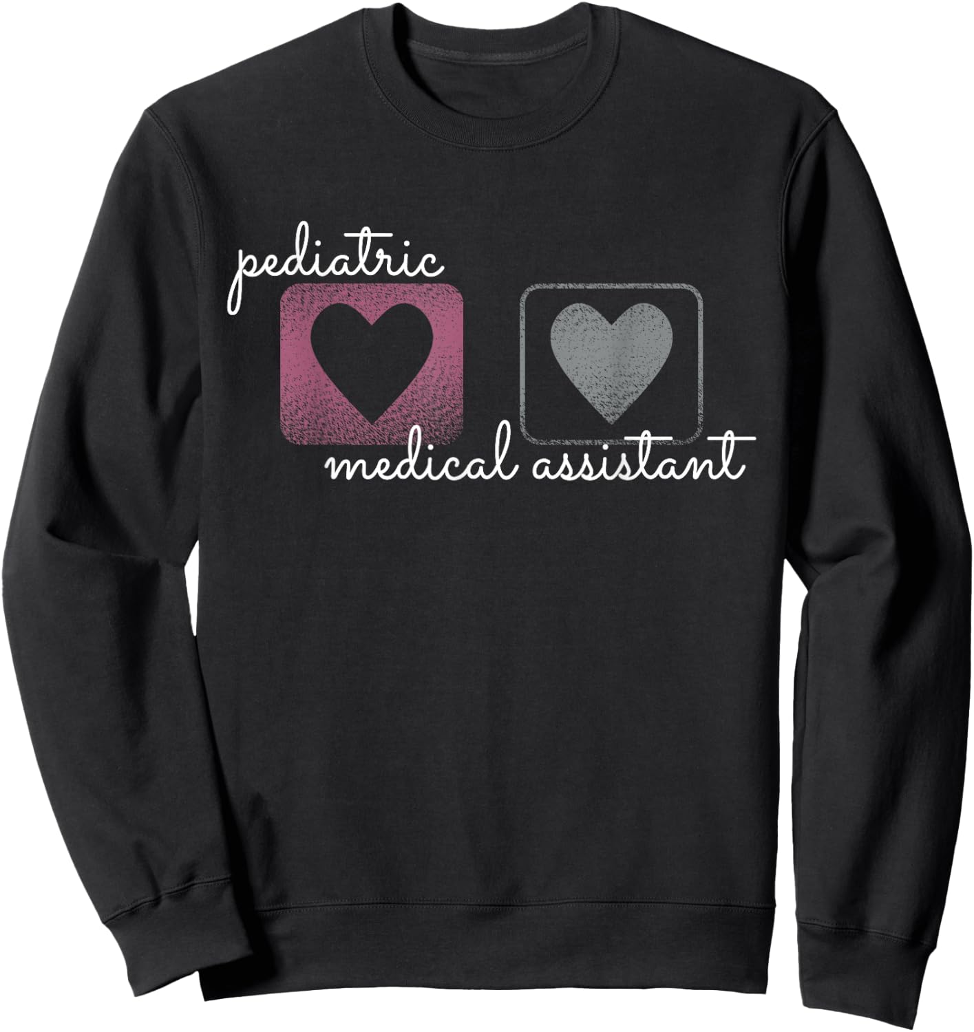 Pediatric Medical Assistant Pediatric MA Oncology Cardiology Sweatshirt - Sweatshirt | Black