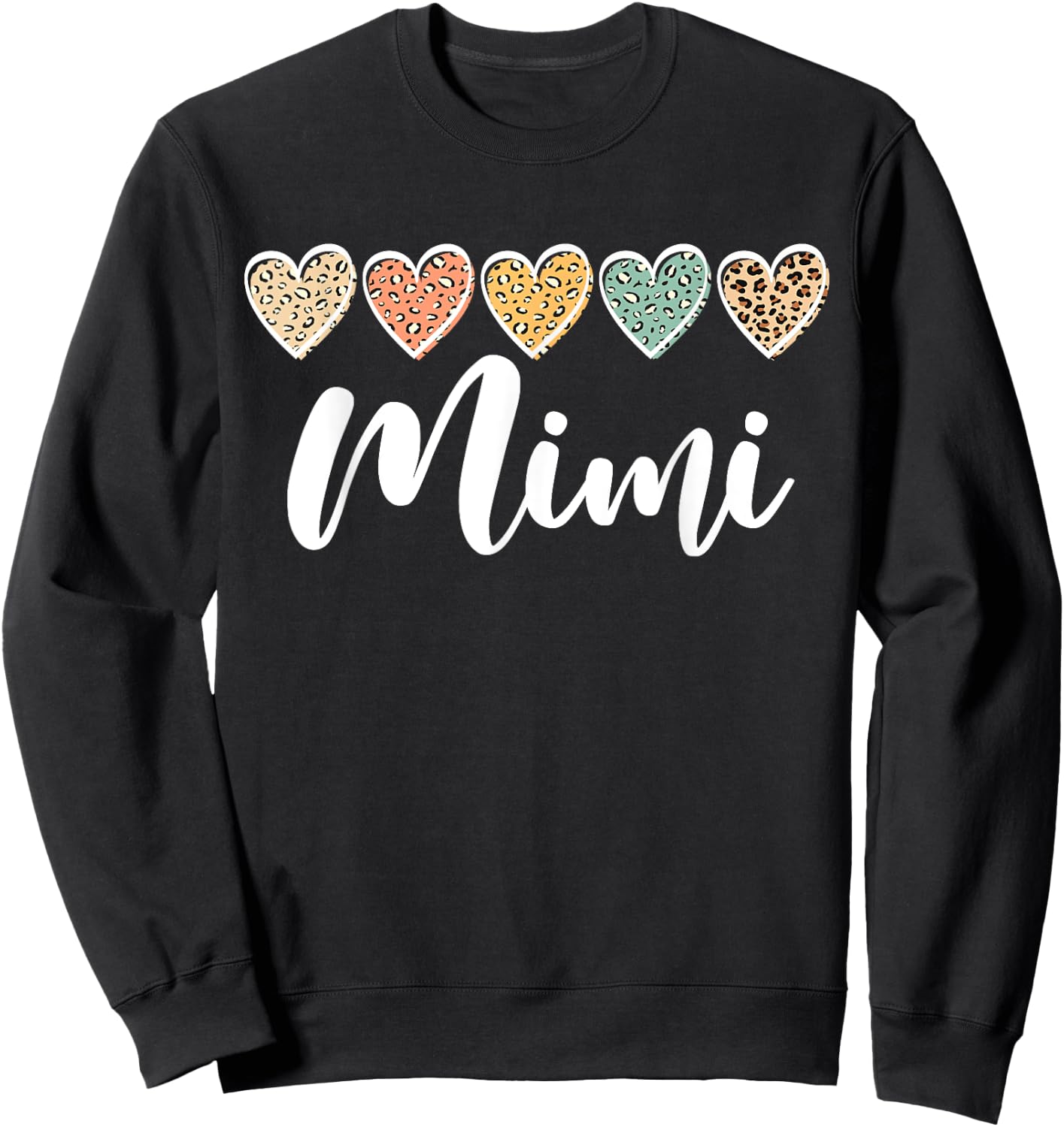 Mimi Life for Grandma Grandmother Announcement Sweatshirt - Sweatshirt | Black