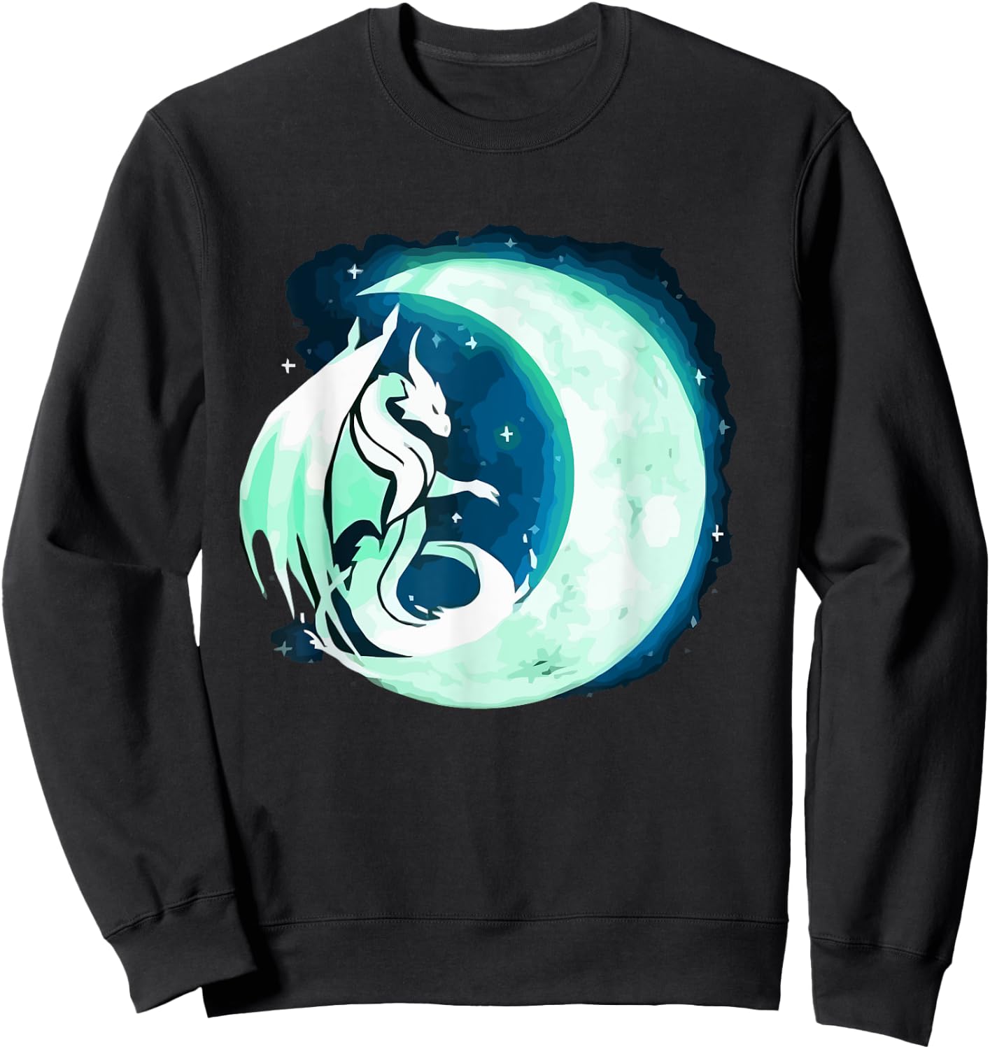 Dragon Moon Sweatshirt - Sweatshirt | Black