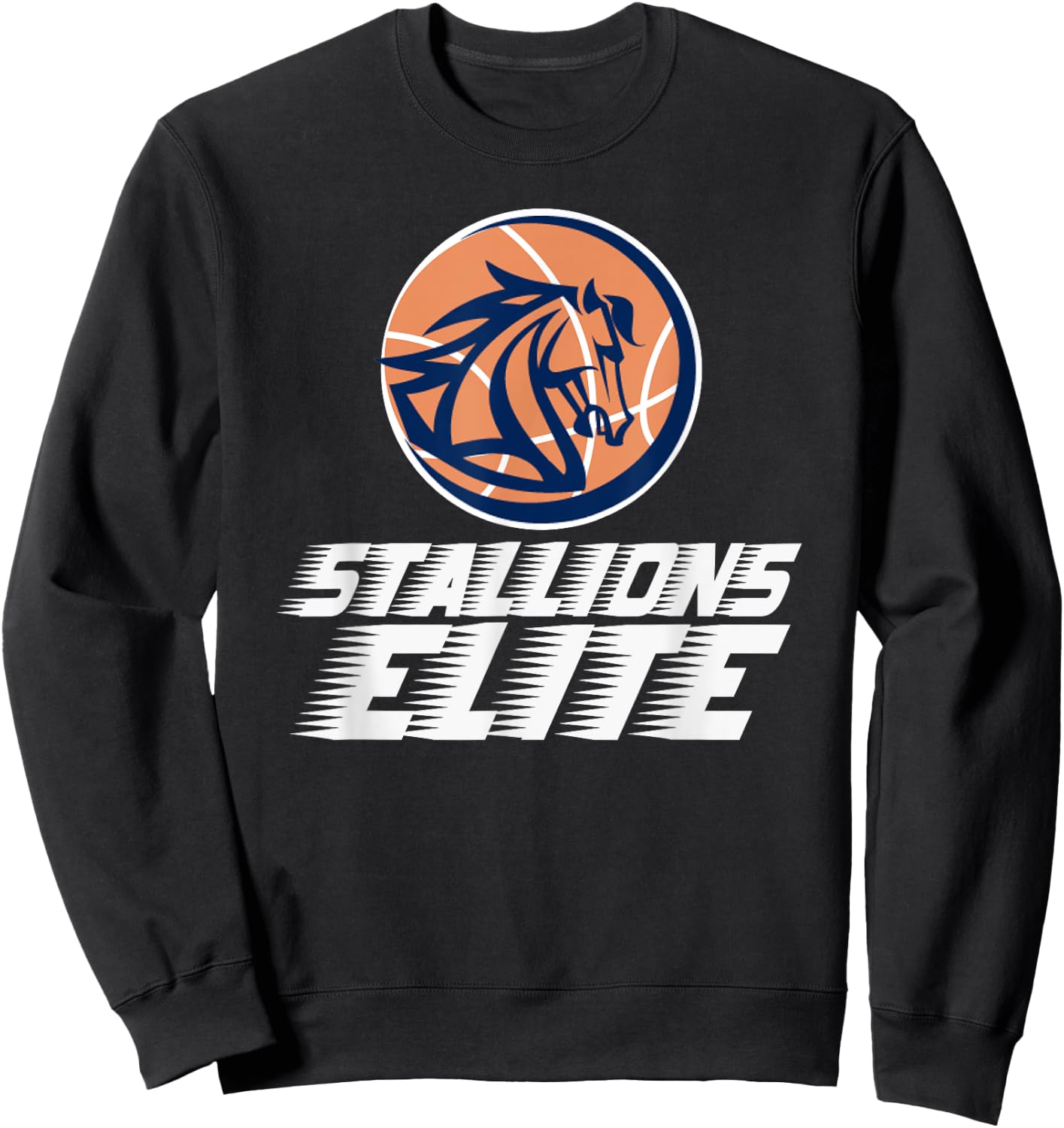Stallions Elite Basketball Team Sweatshirt - Sweatshirt | Black