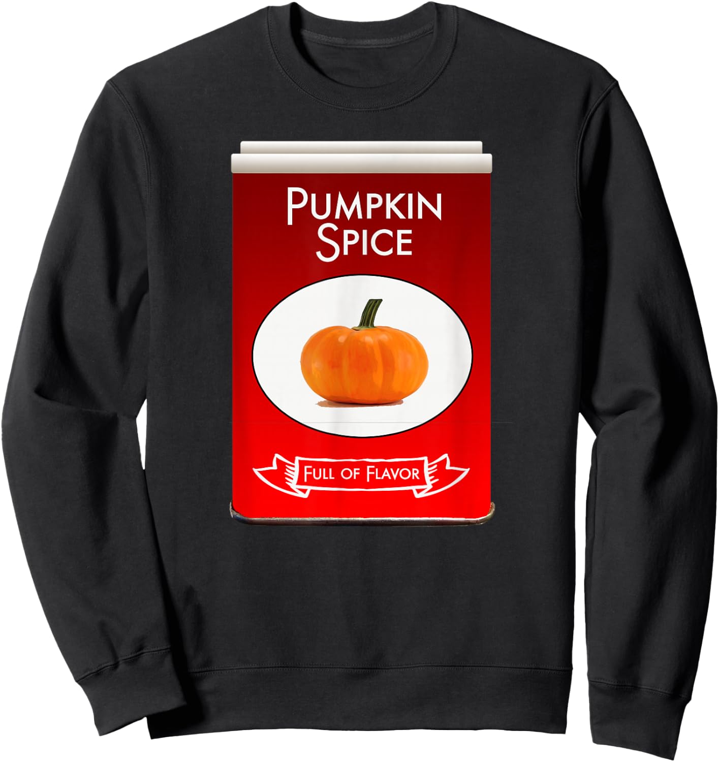 Pumpkin Spice Tin Girls Matching Halloween Costume Sweatshirt - Sweatshirt | Black