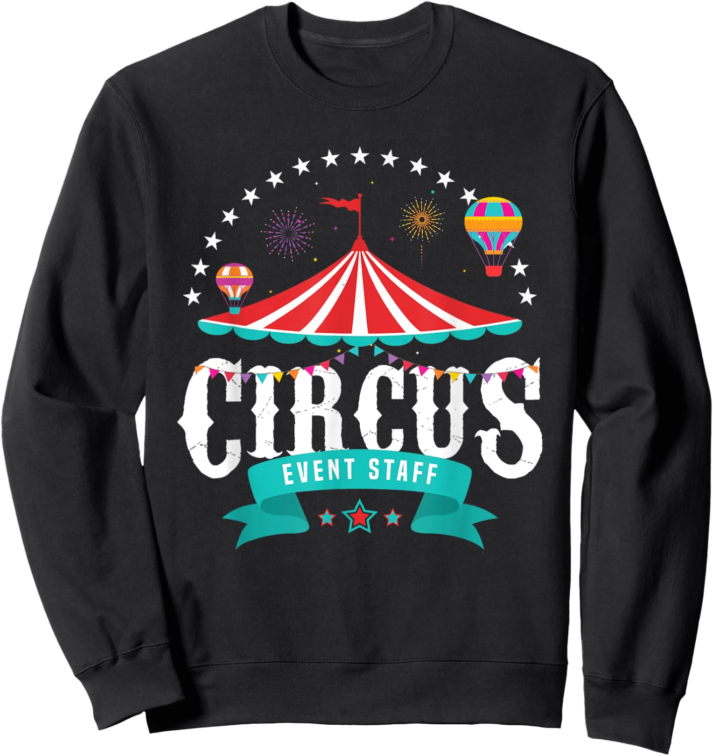 Circus Carnival Birthday Party Sweatshirt - Sweatshirt | Black